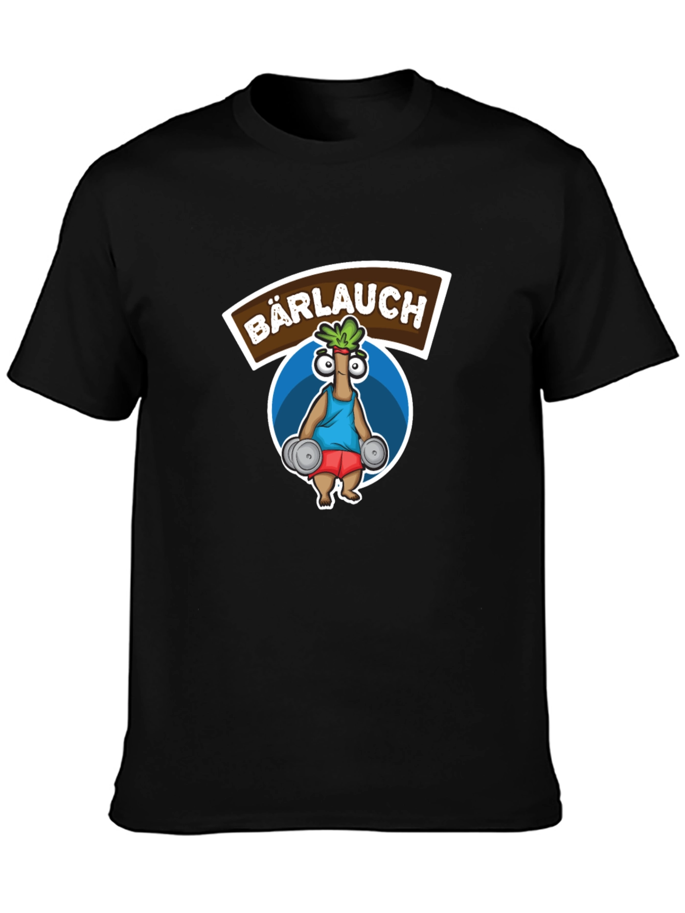 Barlauch Workout Graphic Tee - Black Cotton T-Shirt - 3