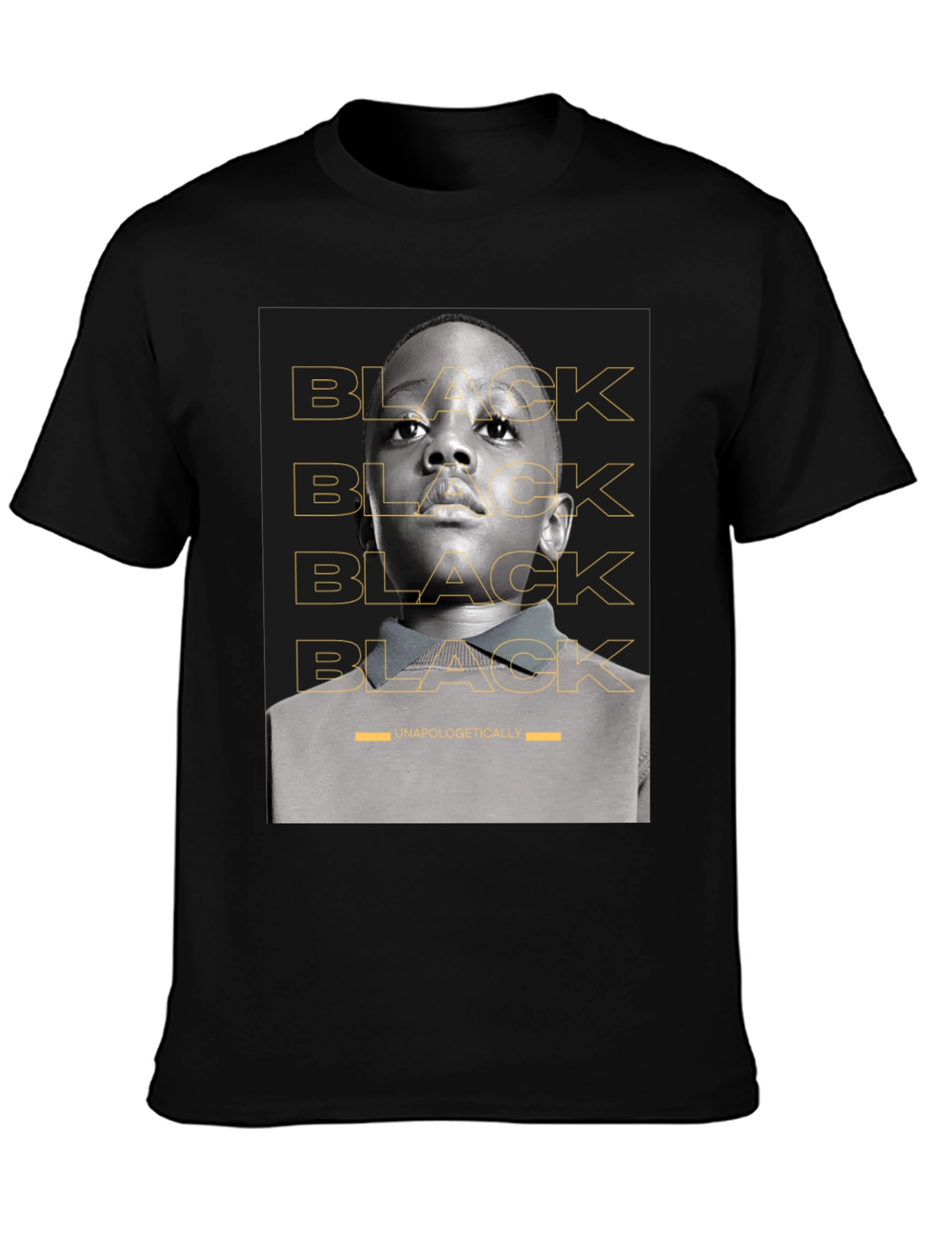 Black Black Unapologetically T-Shirt view 3