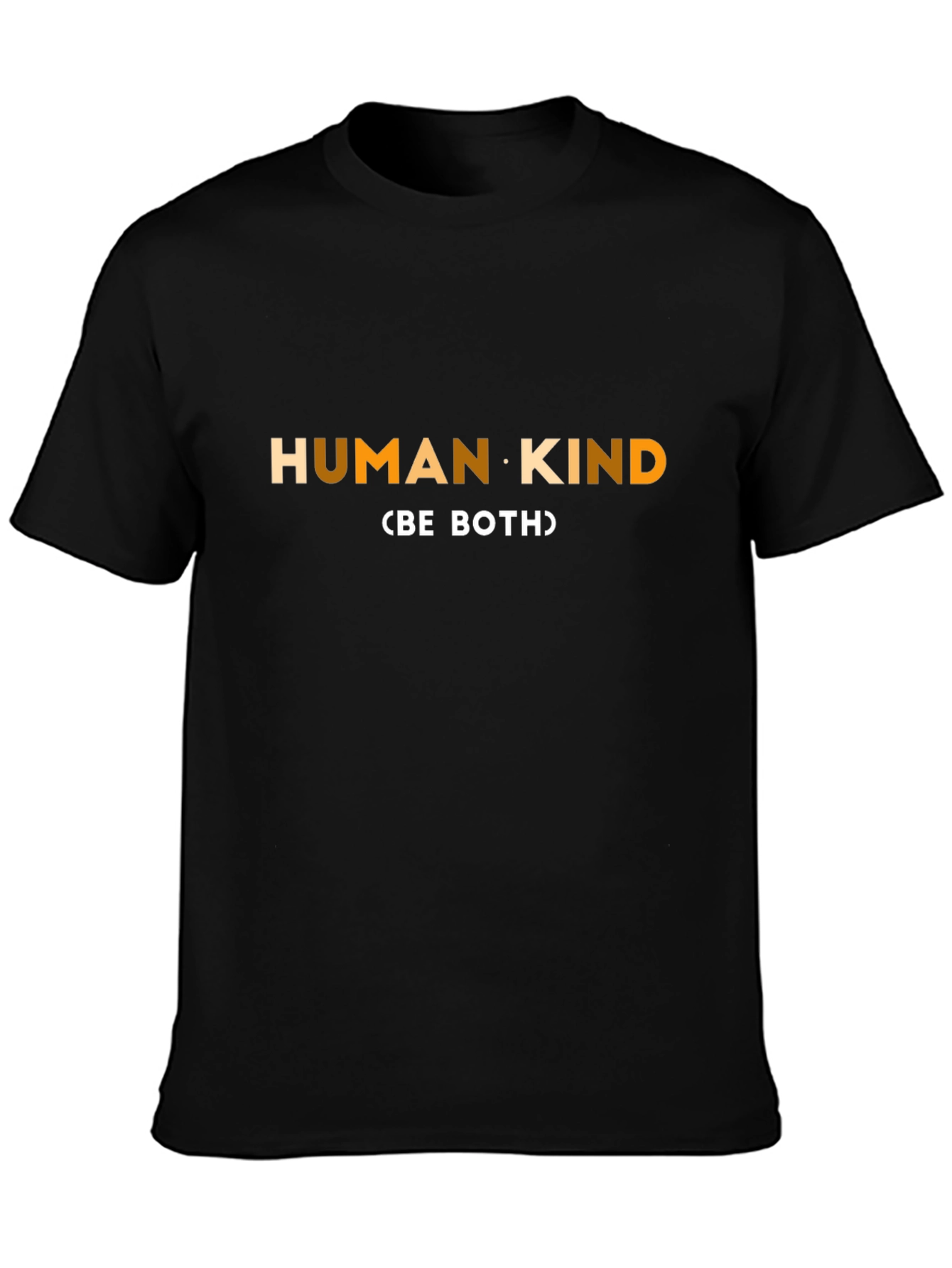 Black Human Kind Be Both Black T-Shirt view 3