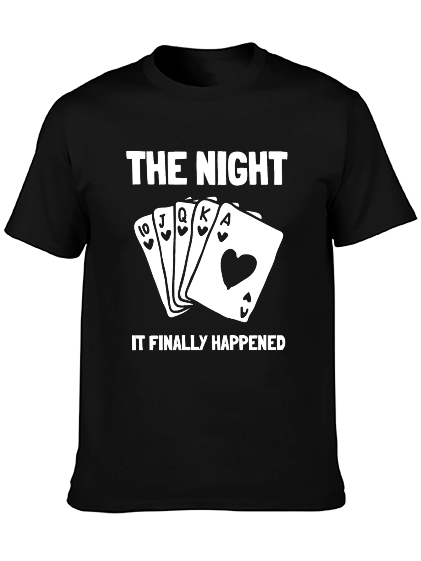 Royal Flush Night T-Shirt - Lucky Poker Player Tee - 3