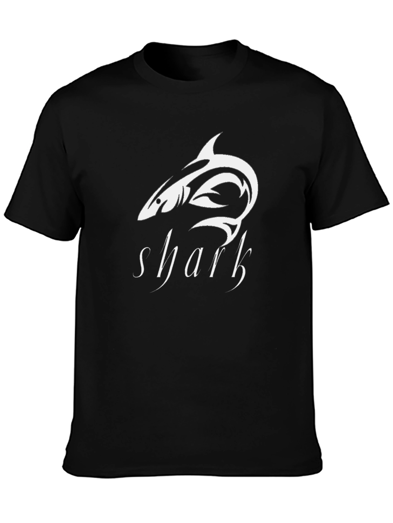 Black Shark Graphic T-Shirt - Cool Design view 3