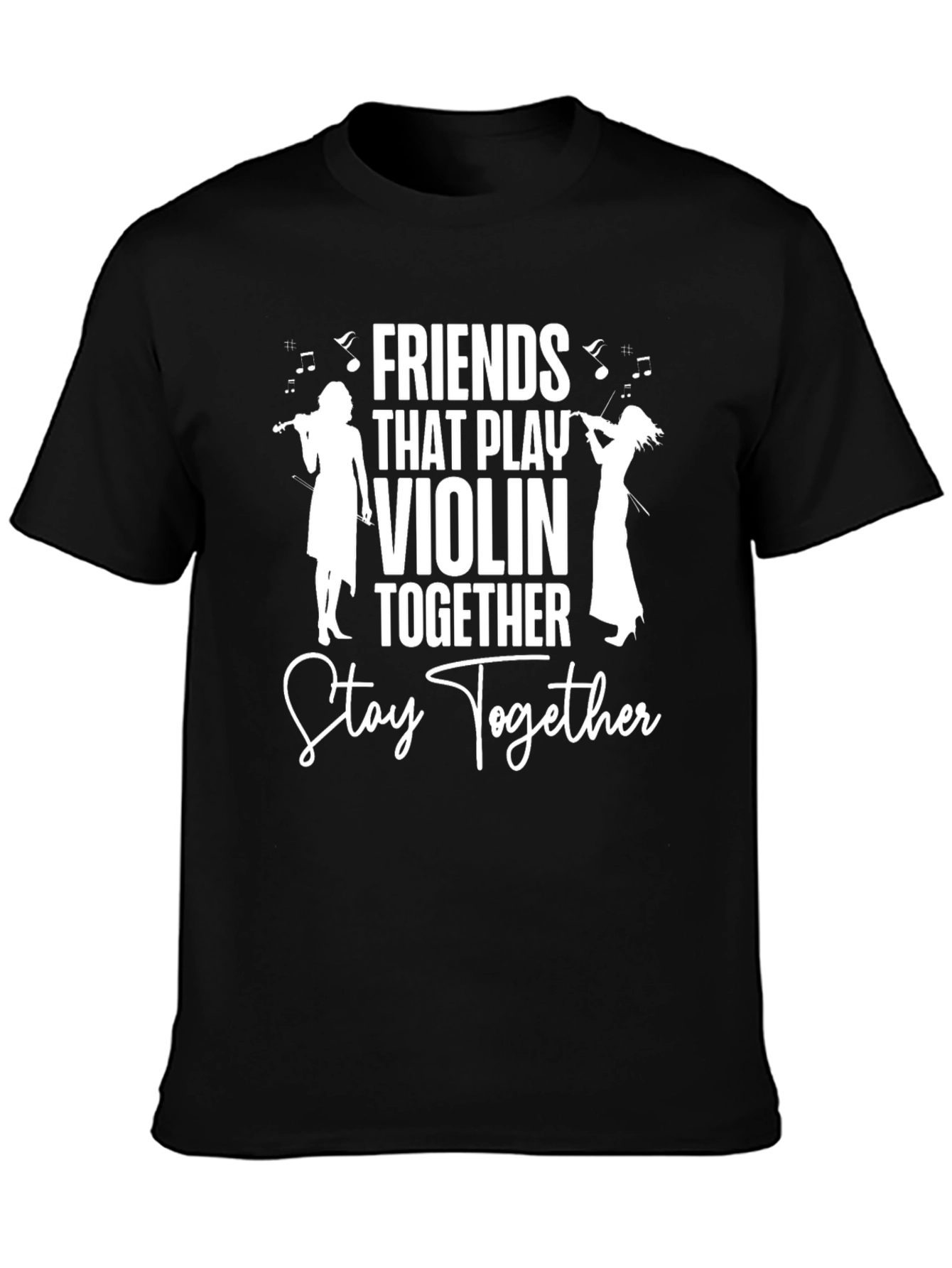 Friends That Play Violin Together T-Shirt - 3