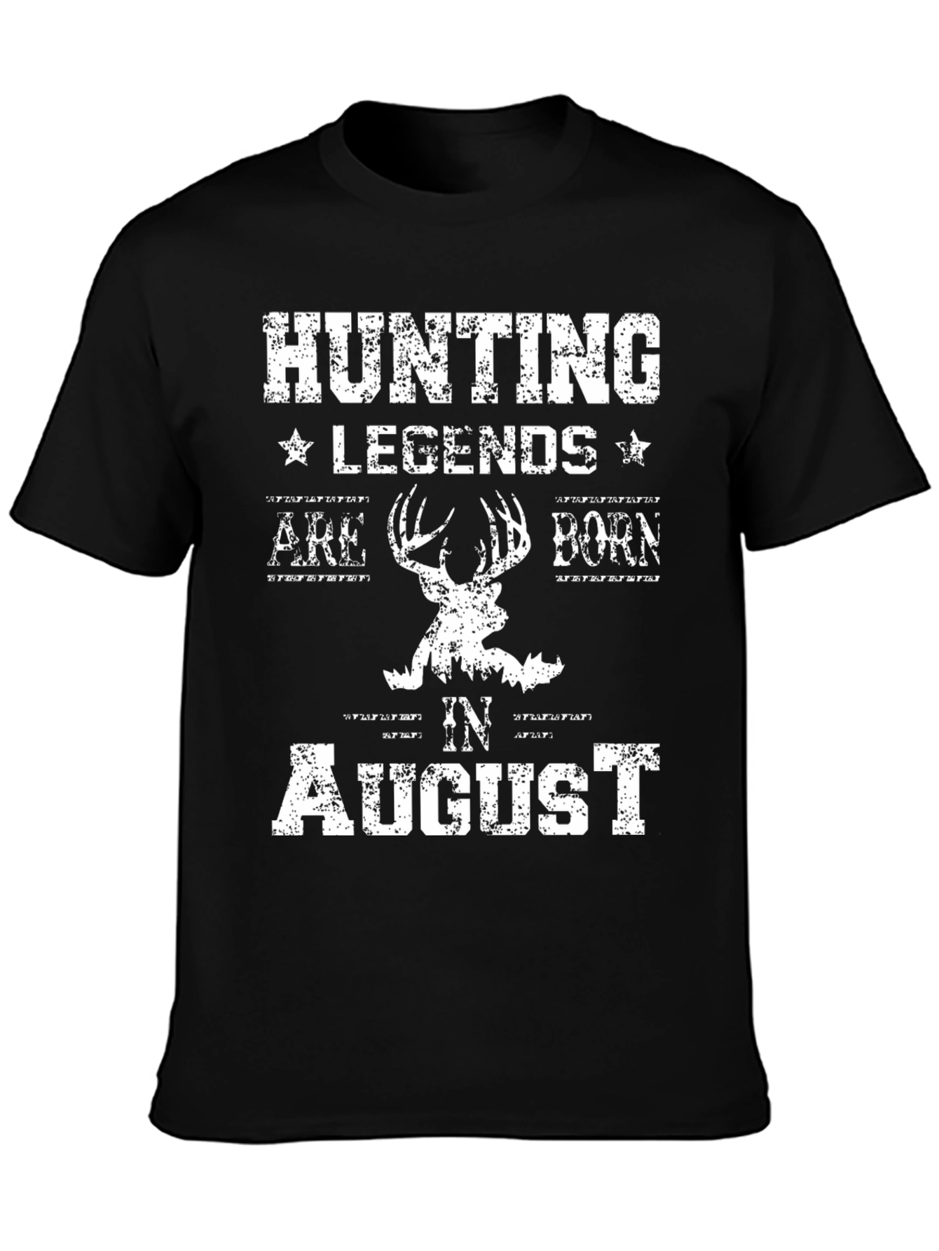 Hunting Legends Born in August T-Shirt - 3