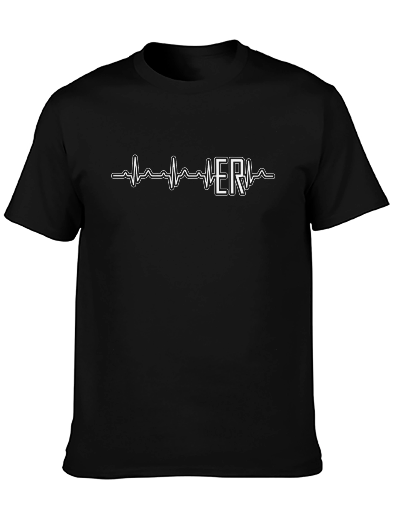 ER Heartbeat Graphic Tee - Emergency Room Apparel - 3