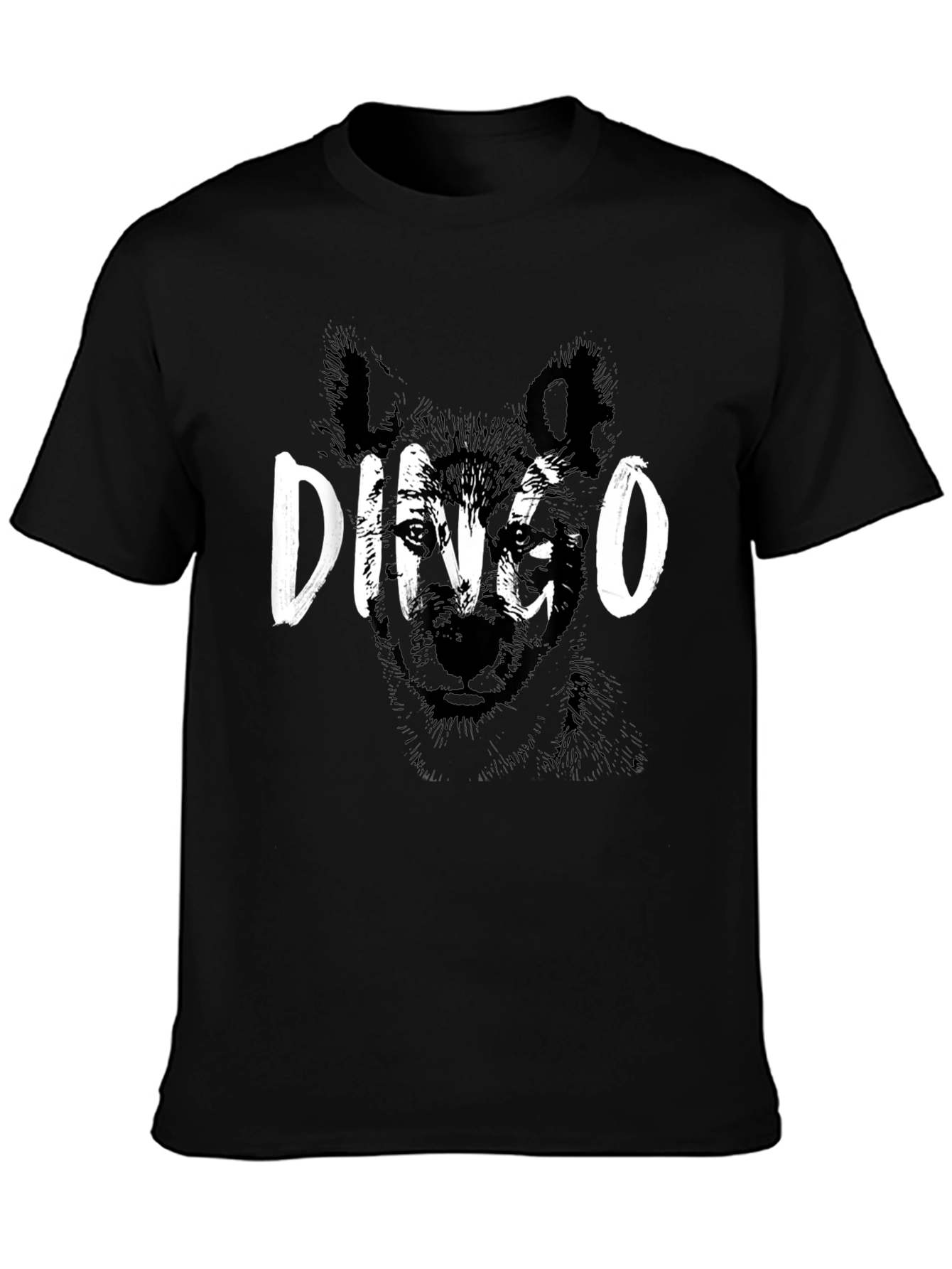 Black Dingo Graphic Print Black T-Shirt view 3
