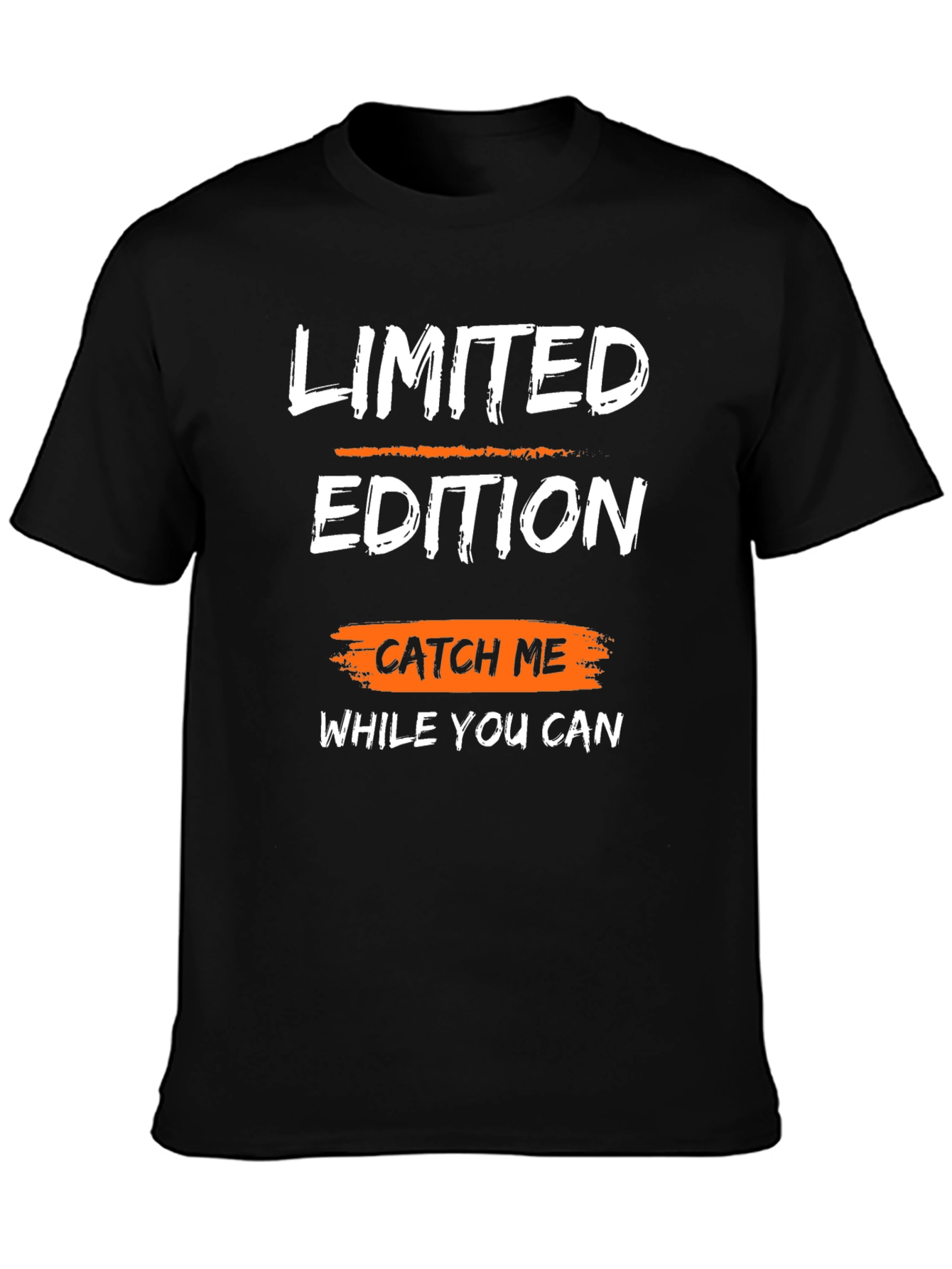 Black Limited Edition Catch Me Graphic Tee view 3