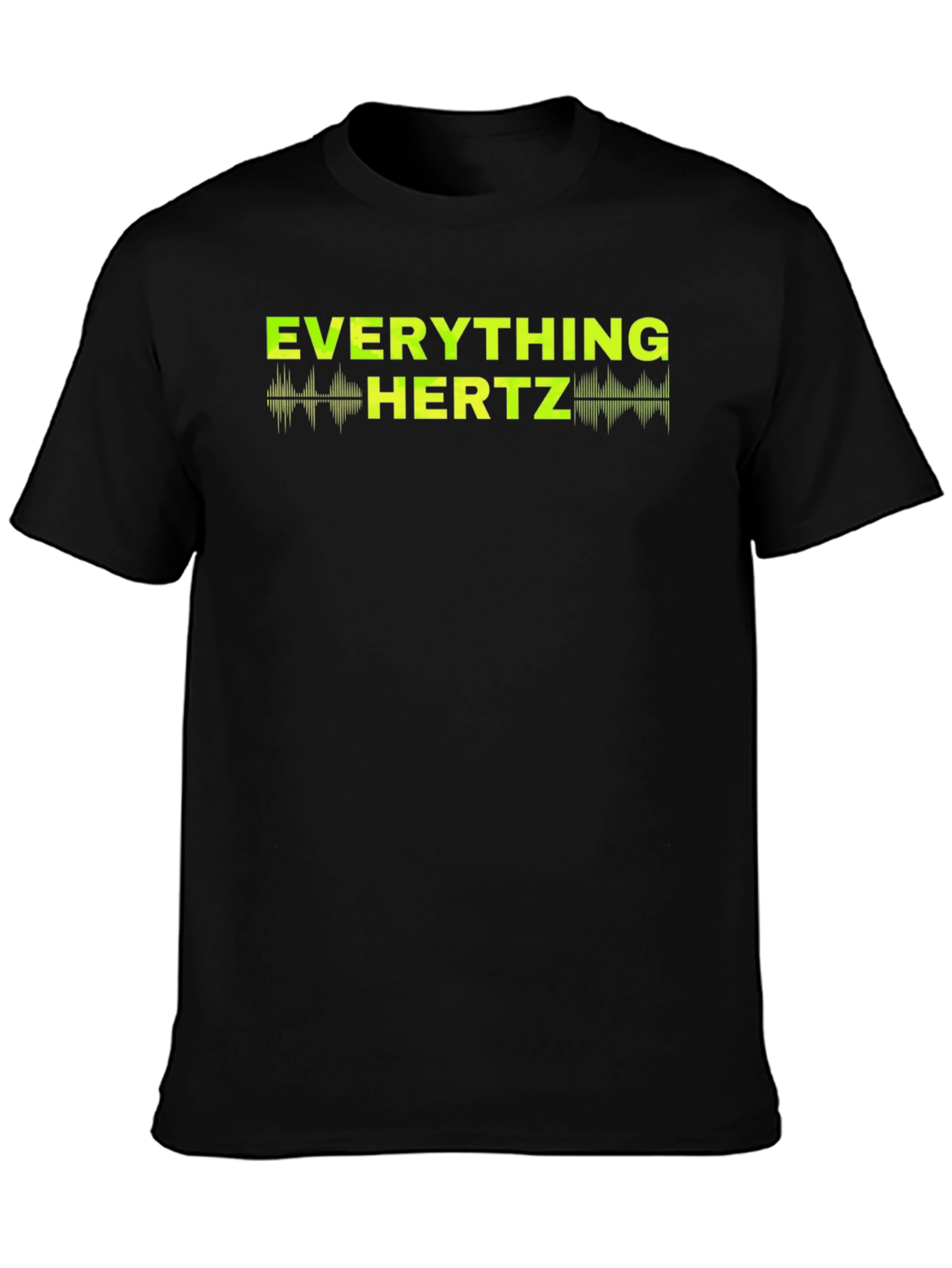 Black Everything Hertz Graphic T-Shirt - Black view 3
