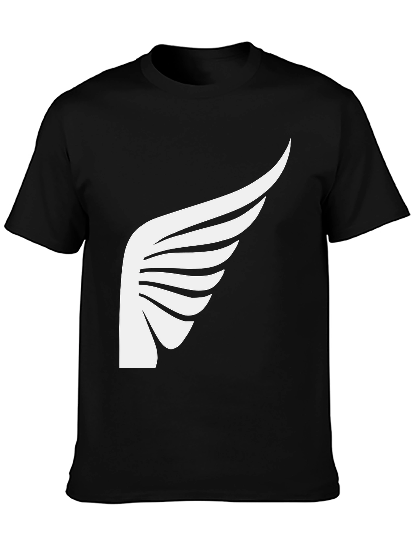 Black Wing Graphic Black T-Shirt - Stylish & Unique! view 3