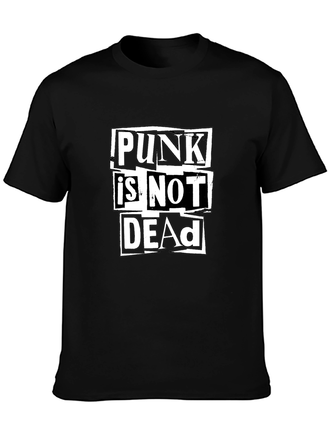 Black Punk is NOT Dead Graphic Tee view 3