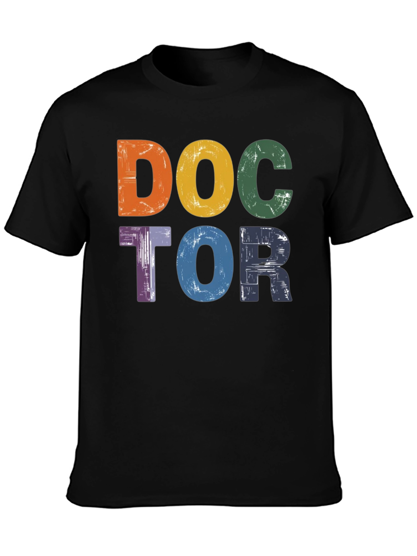 Black Doctor Colorful Graphic Tee view 3