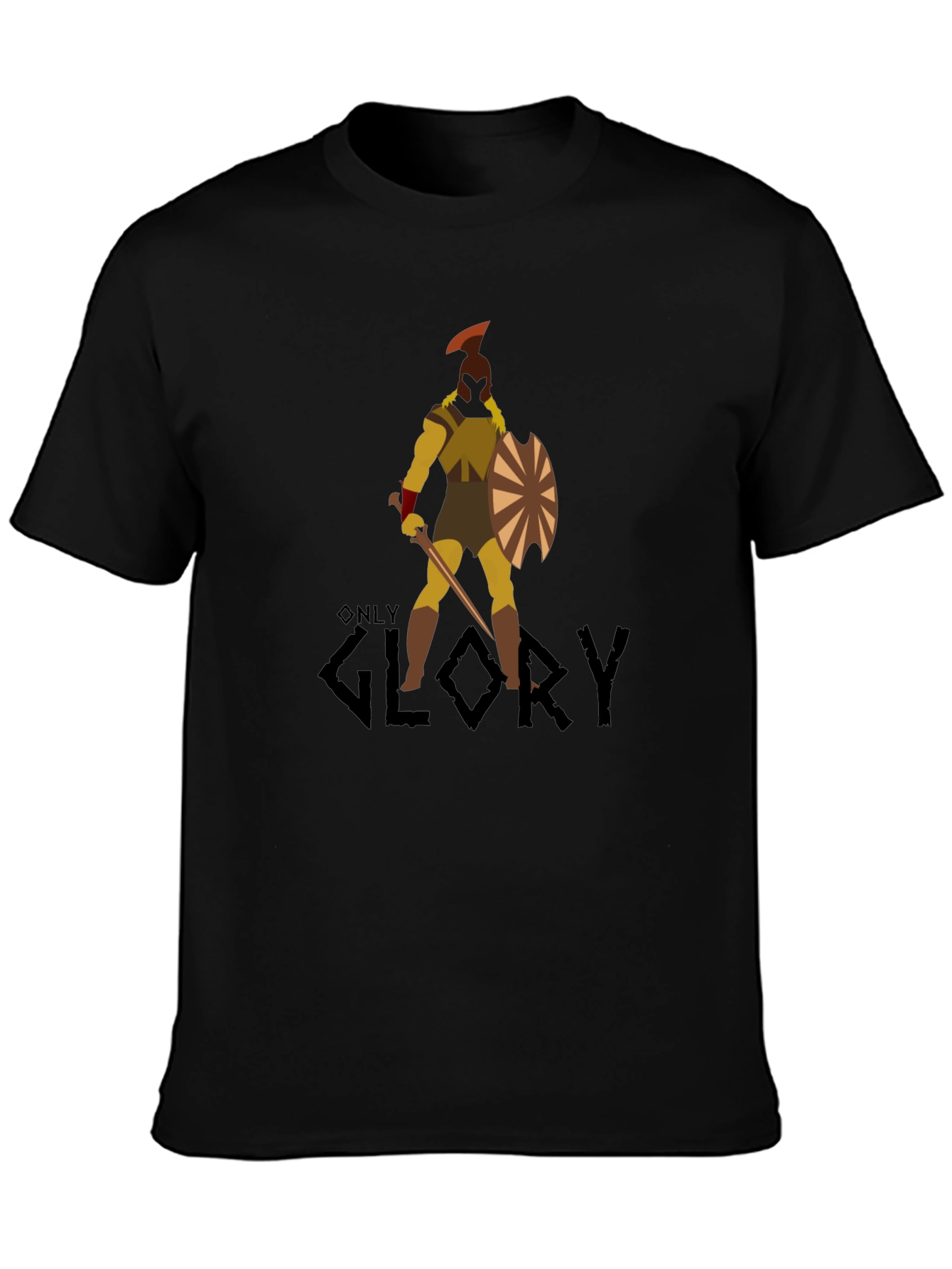 Black Warrior Graphic Black T-Shirt view 3