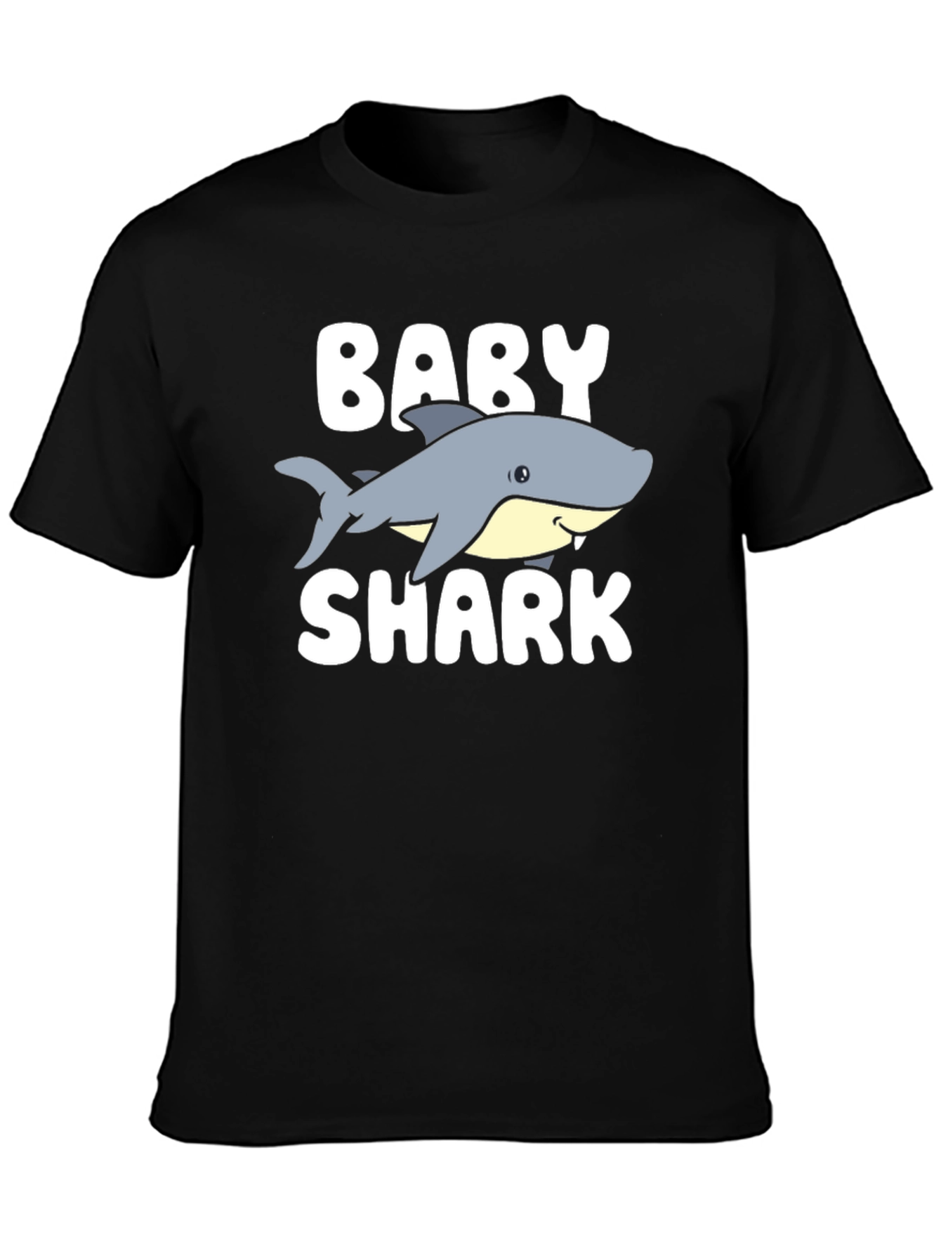 Black Baby Shark Graphic Tee view 3