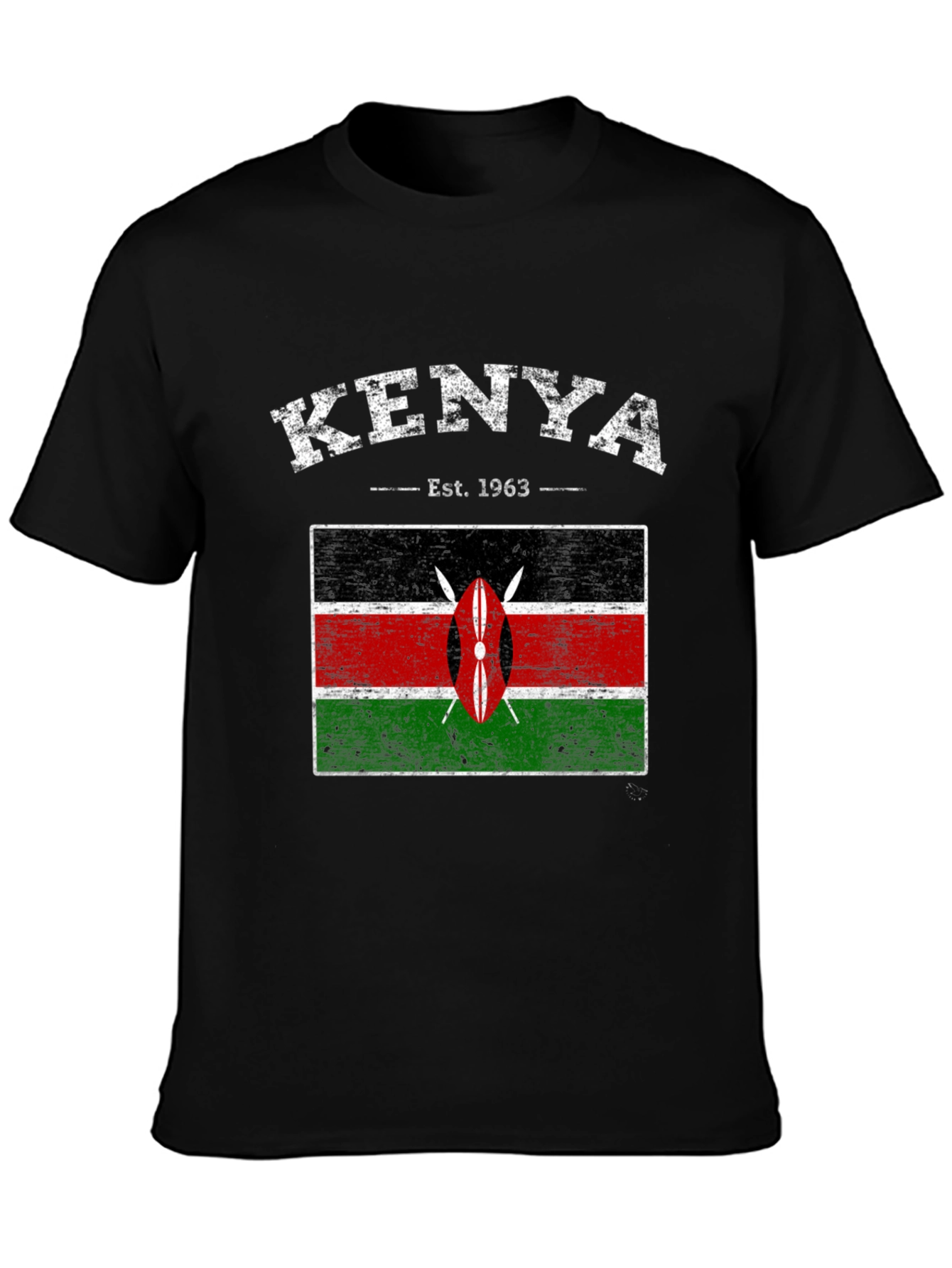 Kenya Flag Graphic T-Shirt - Est. 1963 - 3