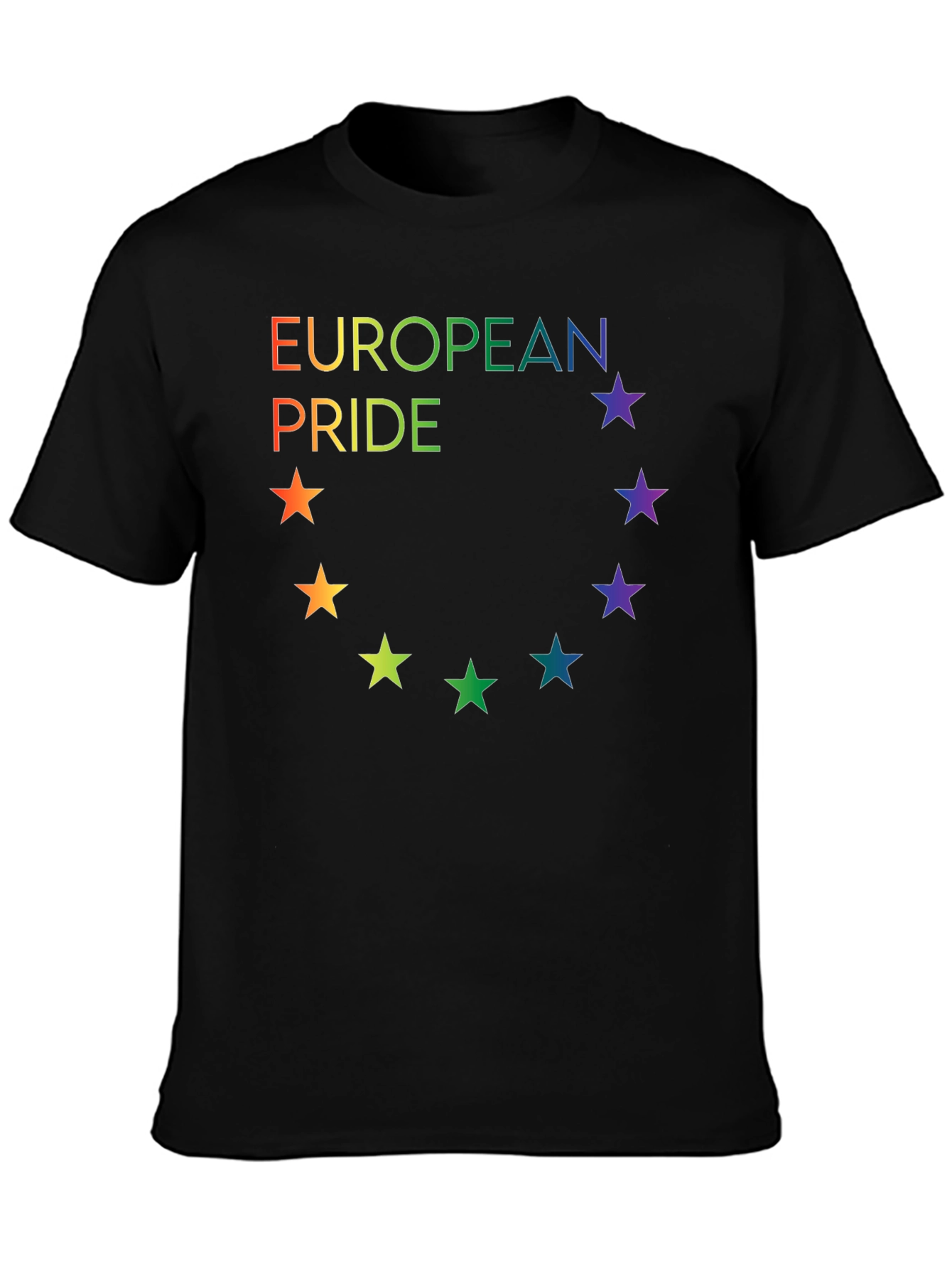 European Pride Rainbow Star T-Shirt - 3