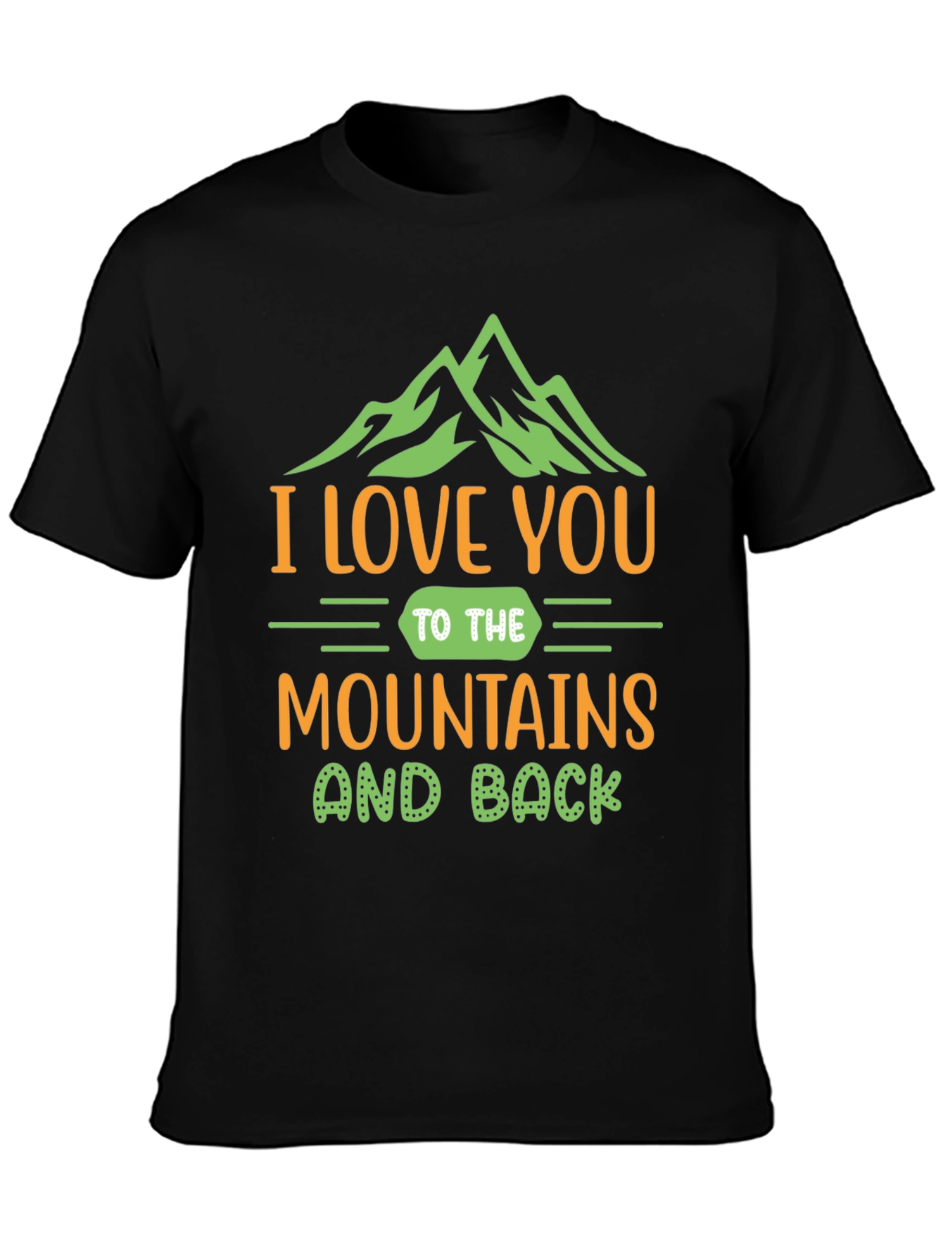 Black Mountains Graphic Print Tee view 3