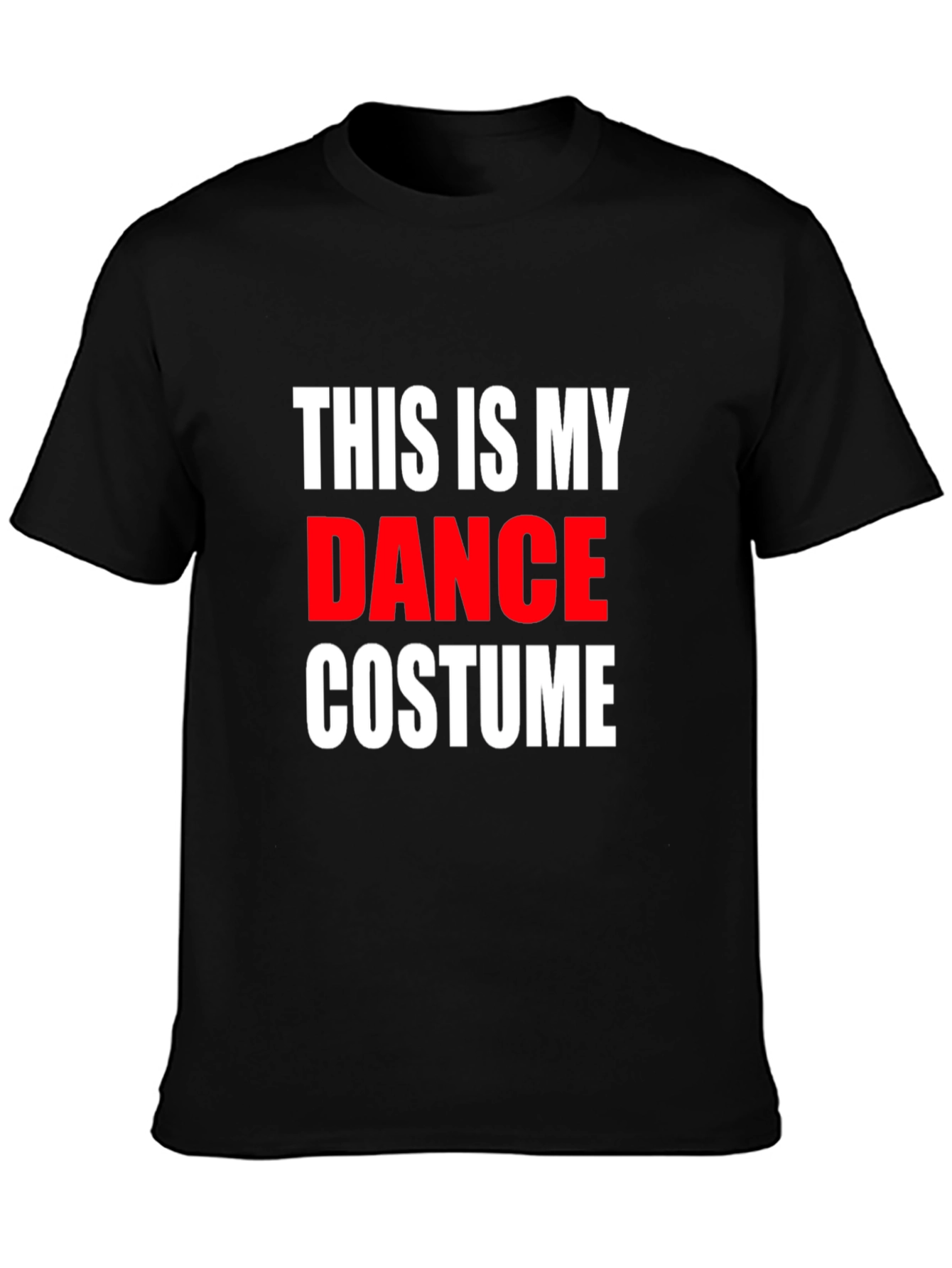 Black Dance Costume T-Shirt - Funny Dancing Tee view 3