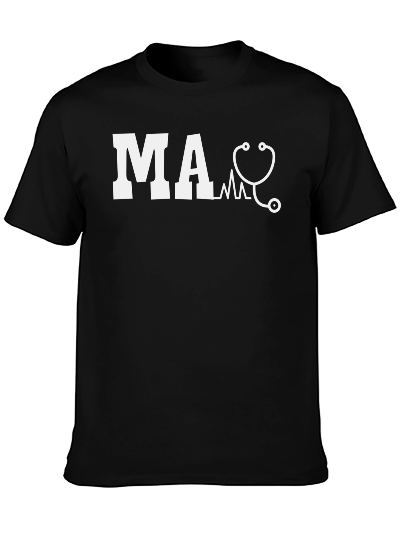 Medical Assistant Stethoscope Graphic T-Shirt - 3