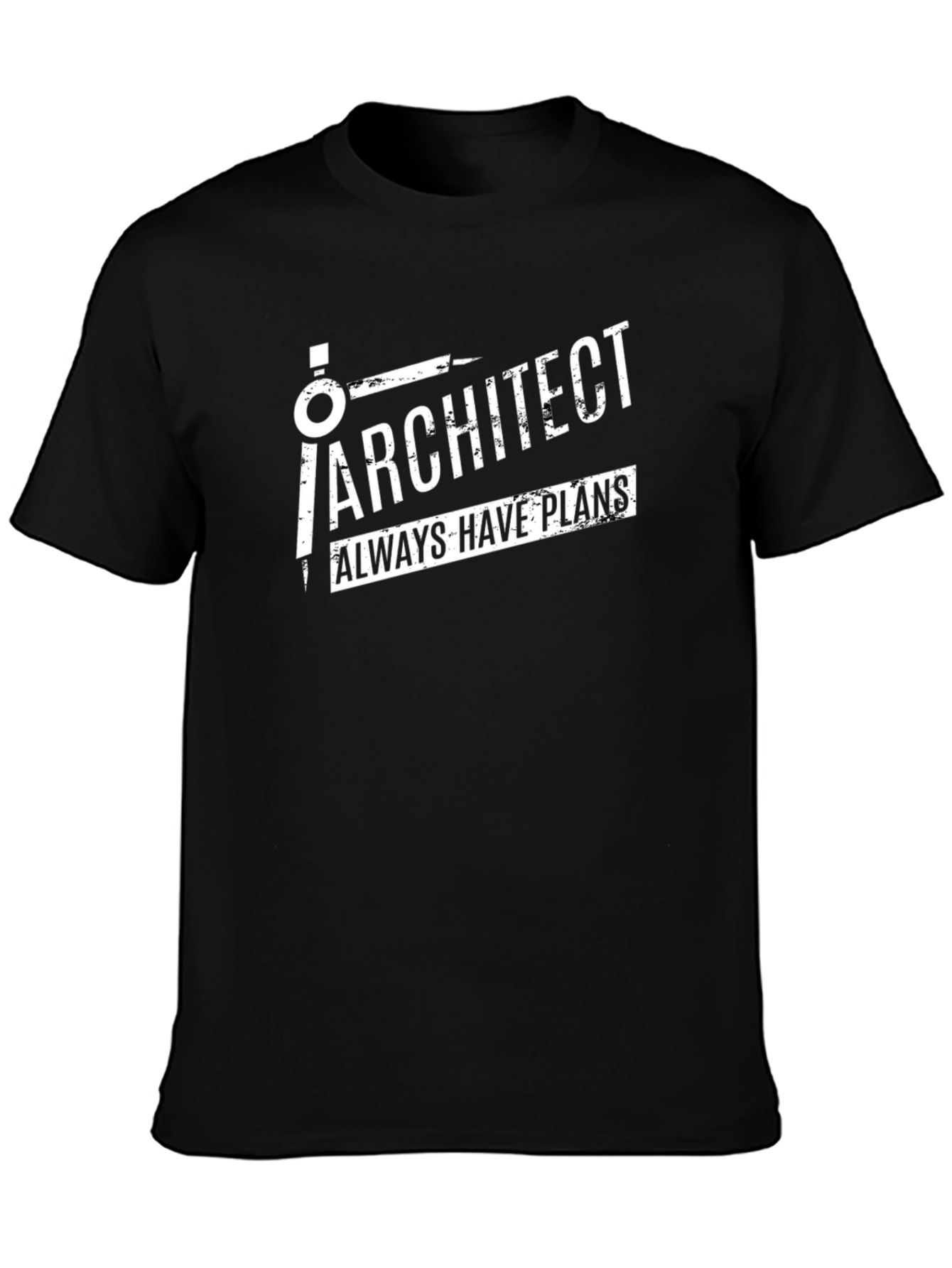 Black Architect Always Have Plans Graphic T-Shirt view 3