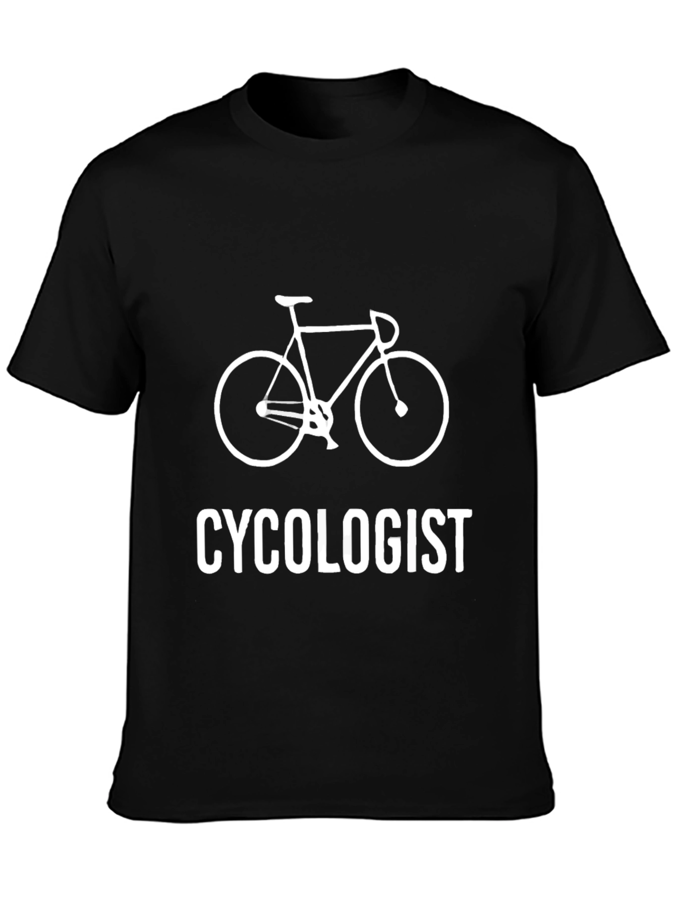 Black Cyclologist Graphic Tee - Ride On! view 3