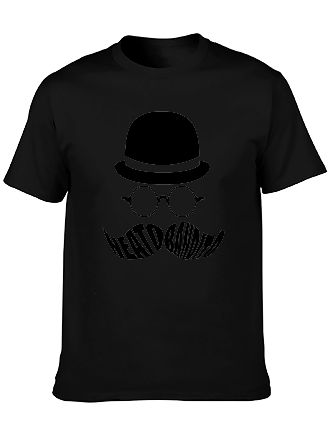 Black Neato Bandito T-Shirt - Novelty Graphic Tee view 3
