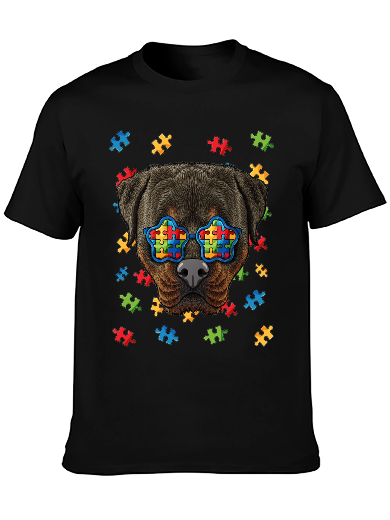 Autism Awareness Rottweiler T-Shirt - 3