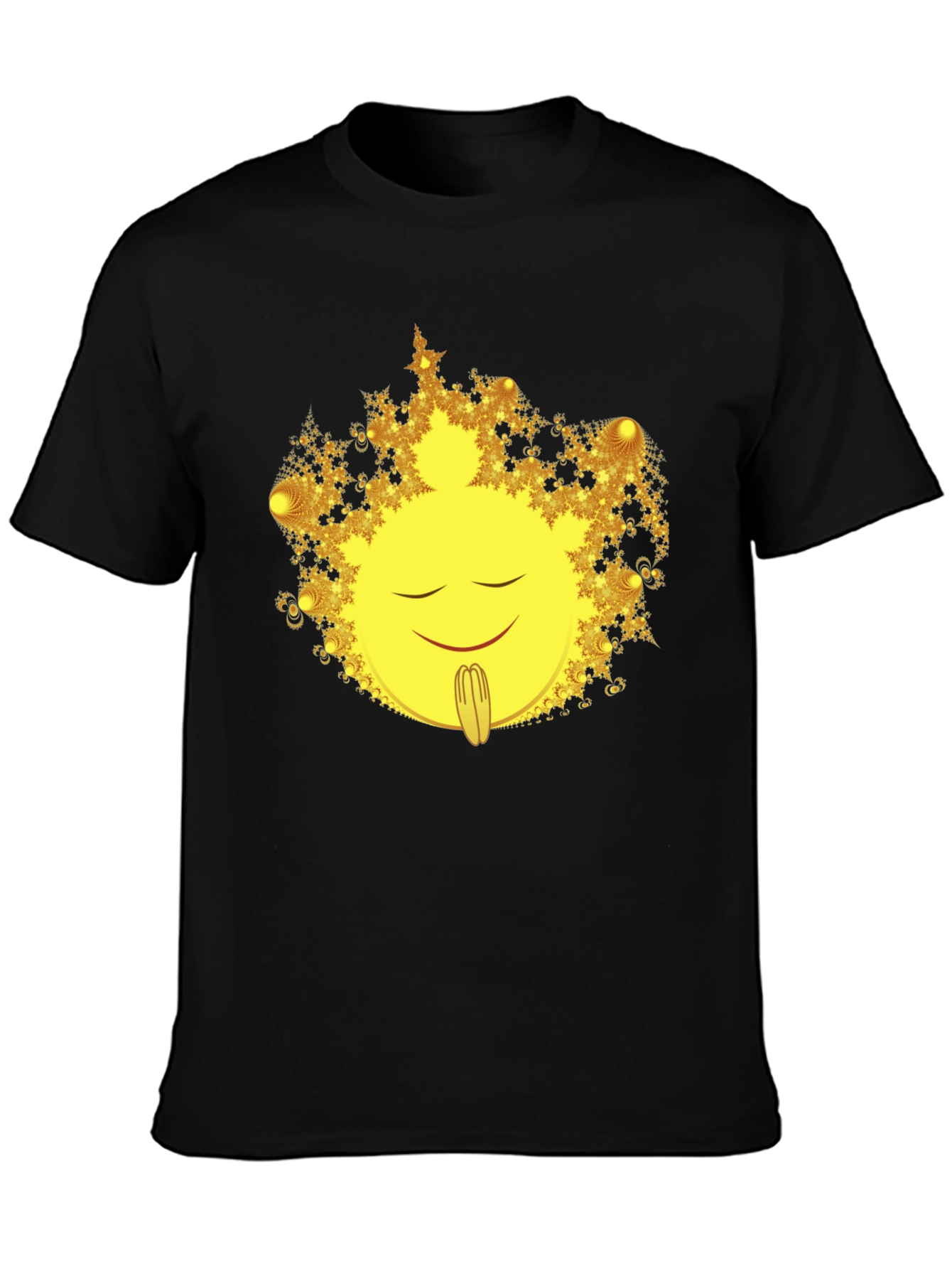 Meditating Sun Graphic T-Shirt - Relaxed Fit - 3