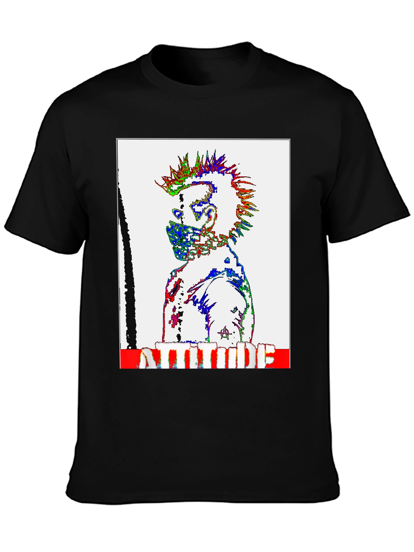 Attitude Punk Graphic T-Shirt - Bold Style - 3