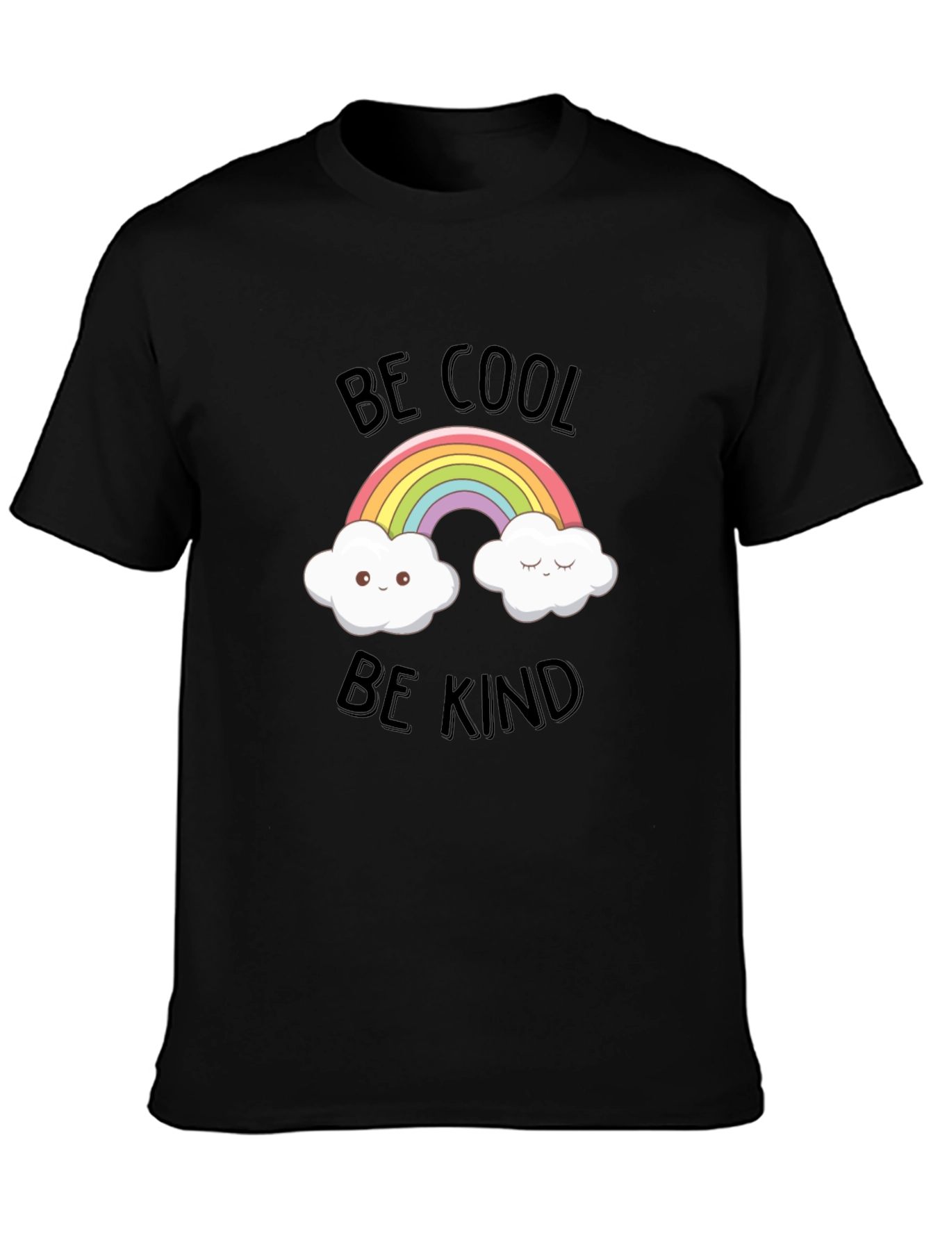 Black Be Cool Be Kind Graphic Tee view 3