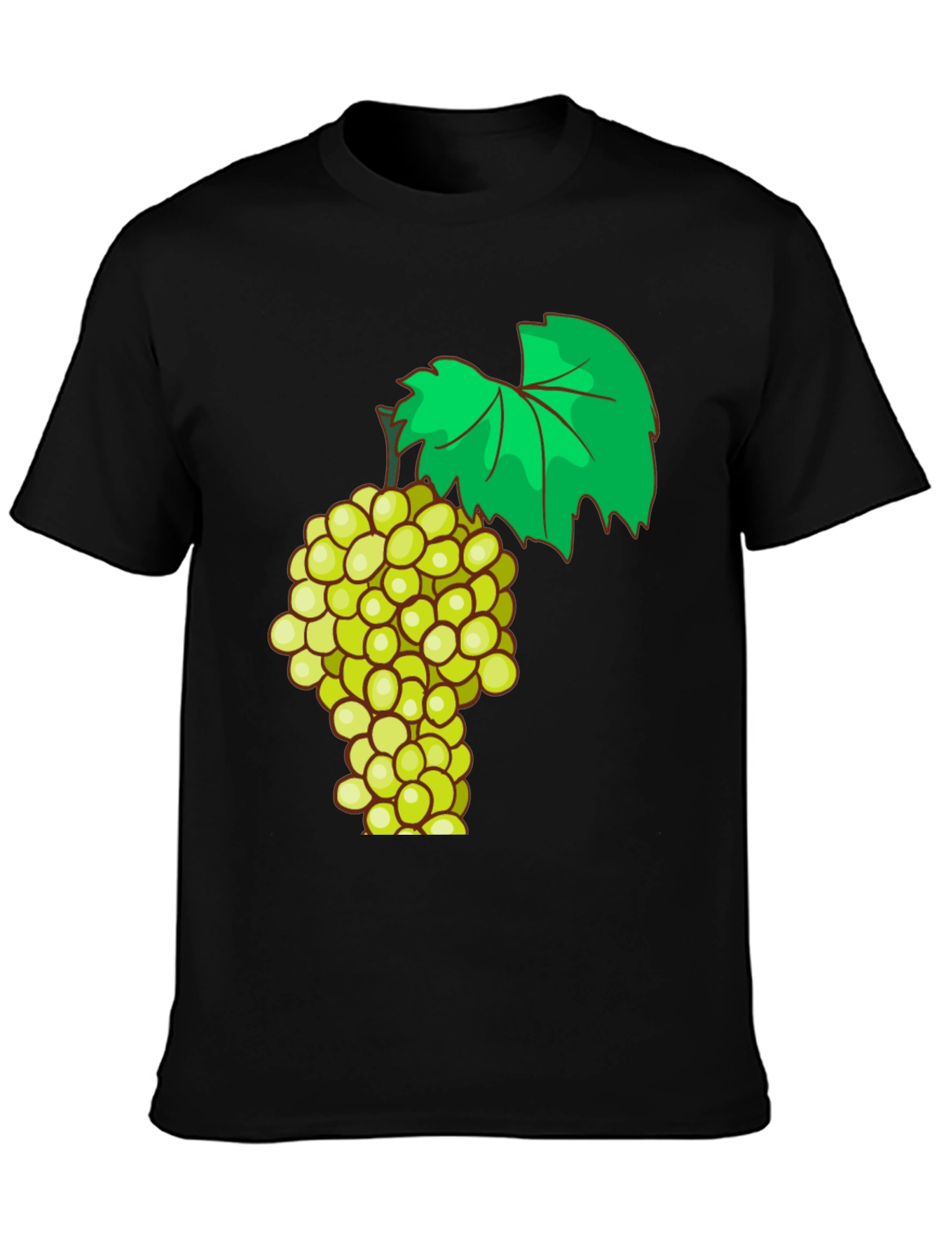 Black Grape Graphic T-Shirt - Fruit Lover's Tee view 3
