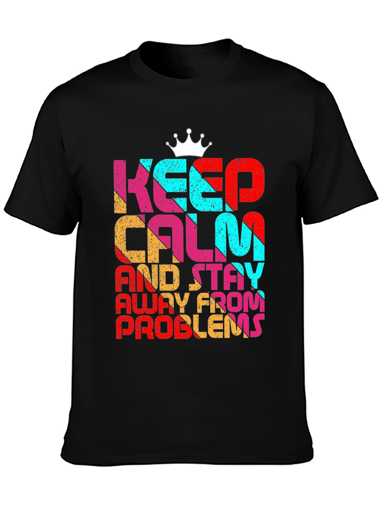 Black Keep Calm T-Shirt view 3