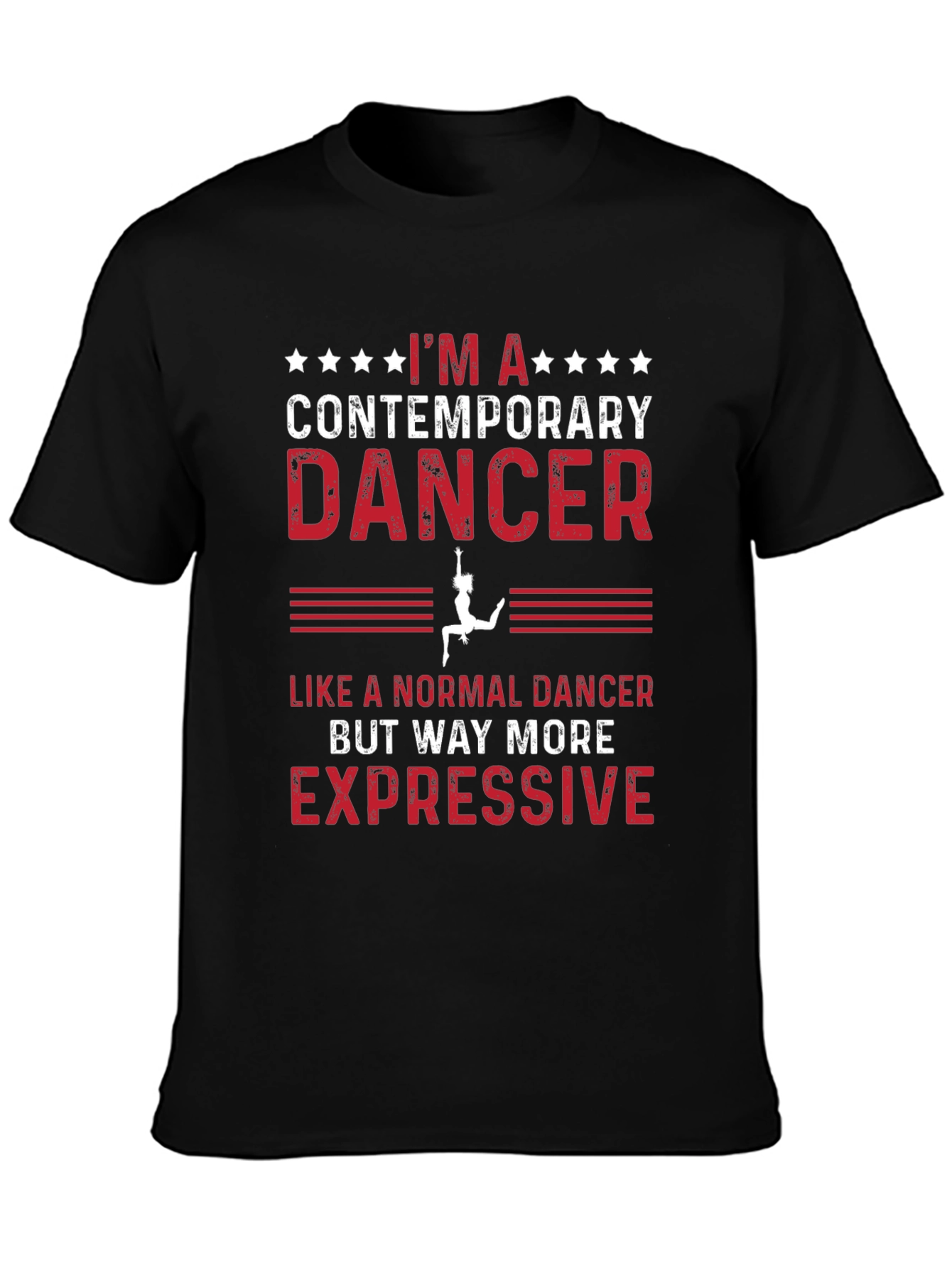 Contemporary Dancer Graphic T-Shirt - Expressive Style - 3