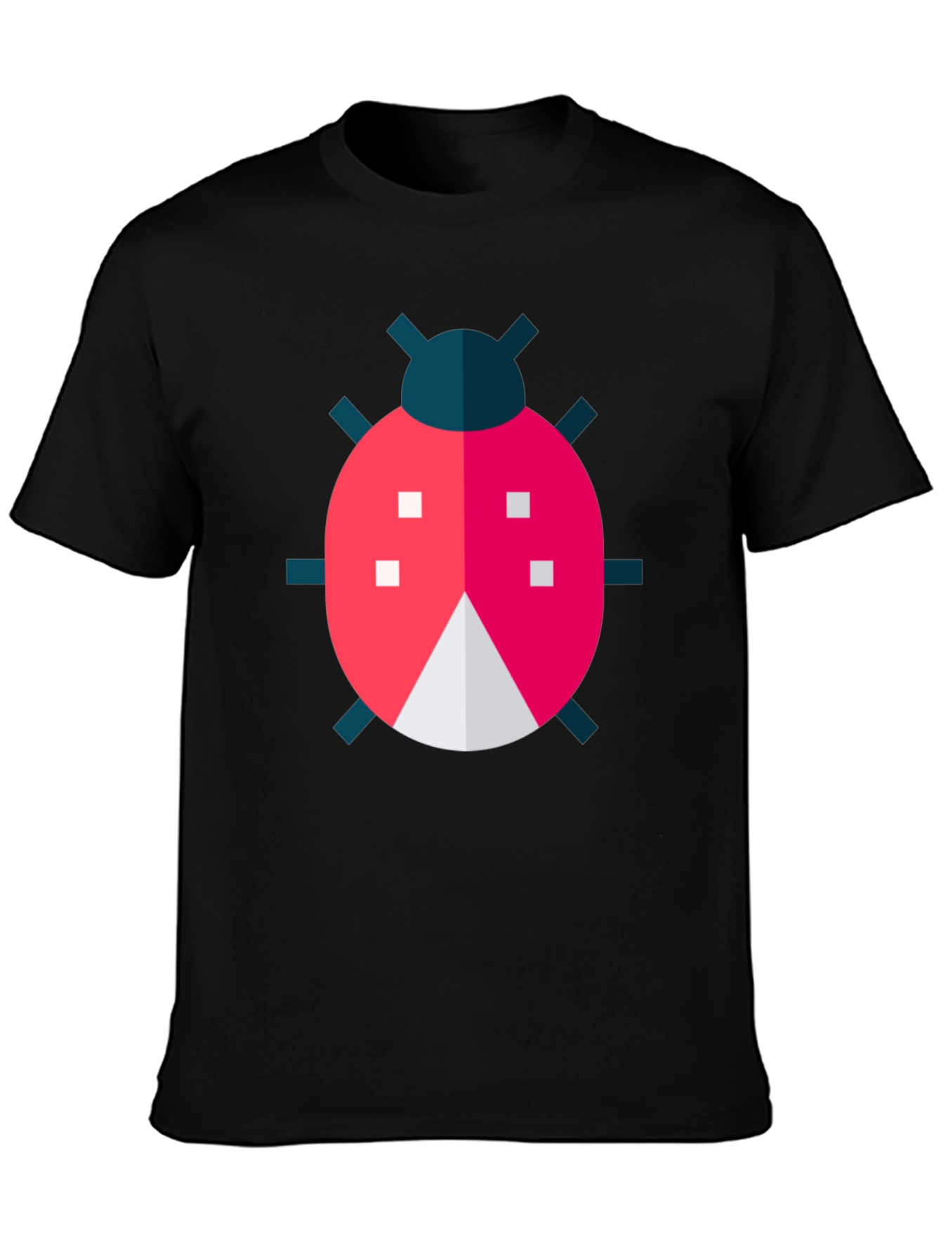 Black Ladybug Graphic T-Shirt - Fun & Stylish view 3