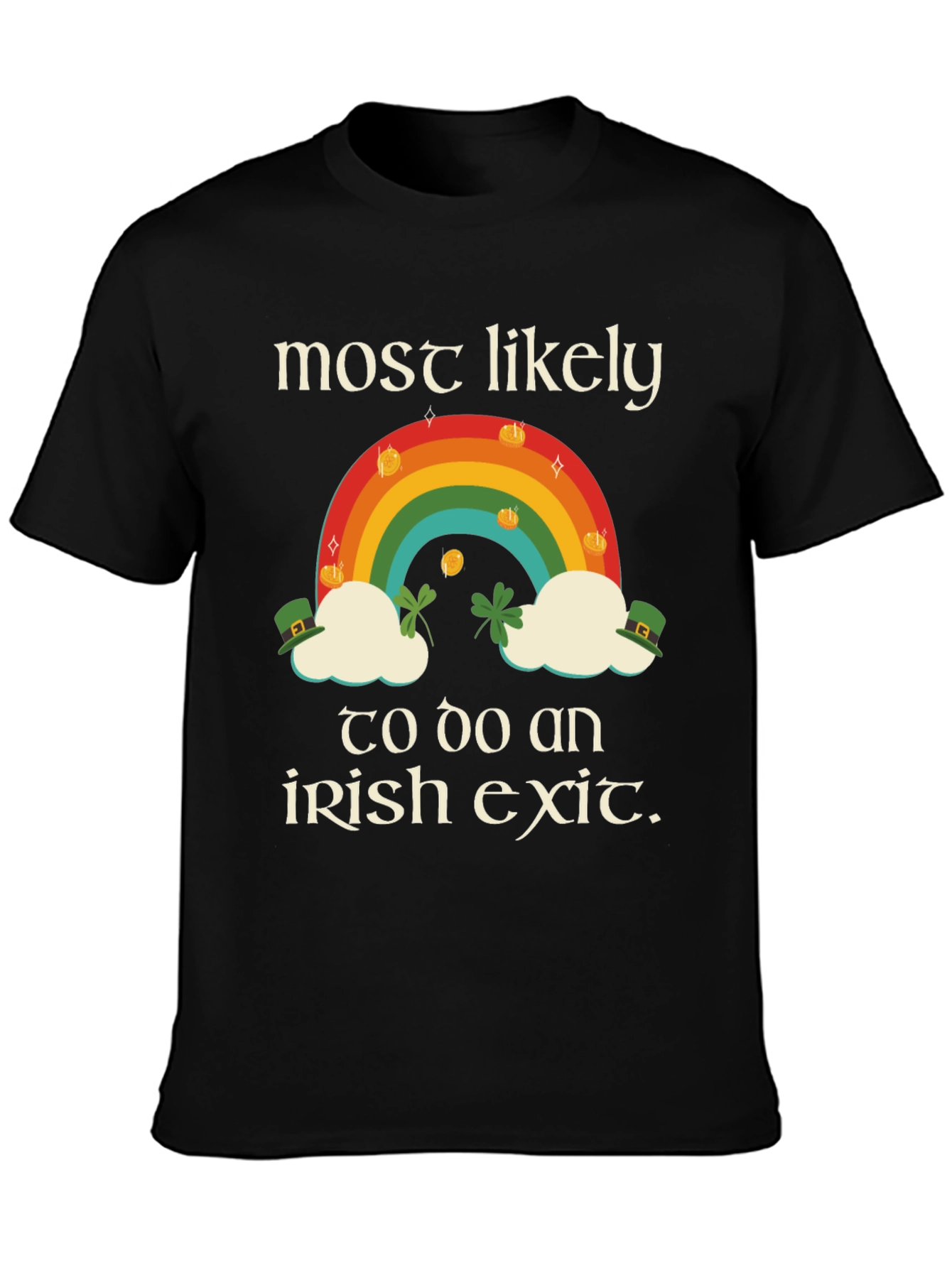Black Irish Exit Graphic Tee view 3