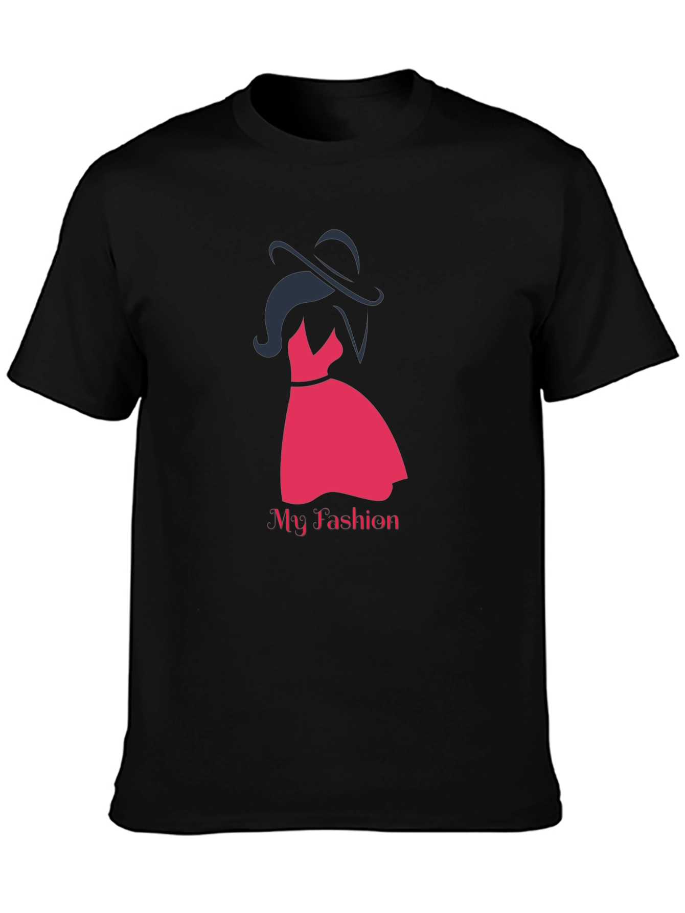 Black My Fashion Lady T-Shirt view 3