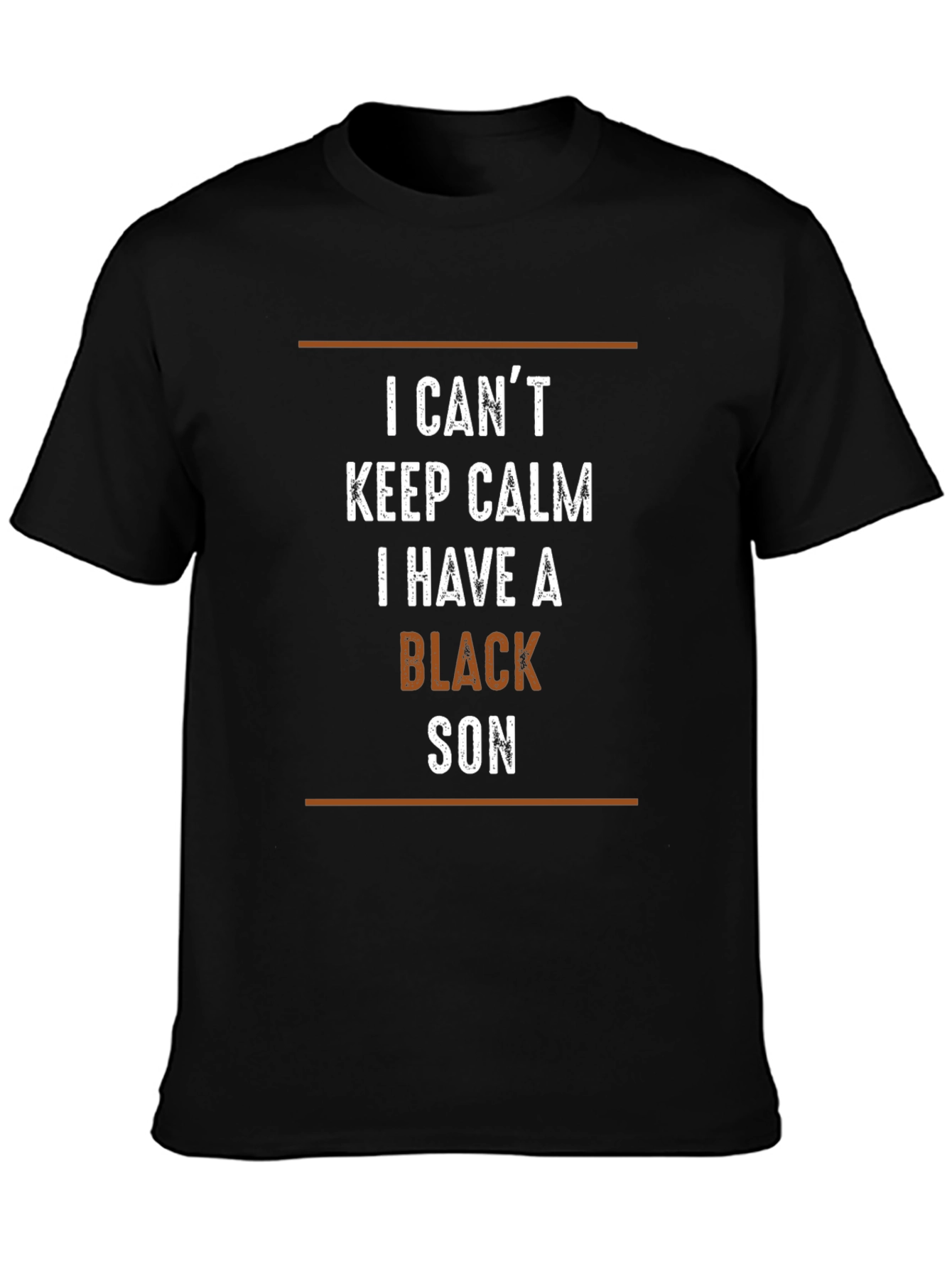 Black I Can't Keep Calm Black Son T-Shirt view 3