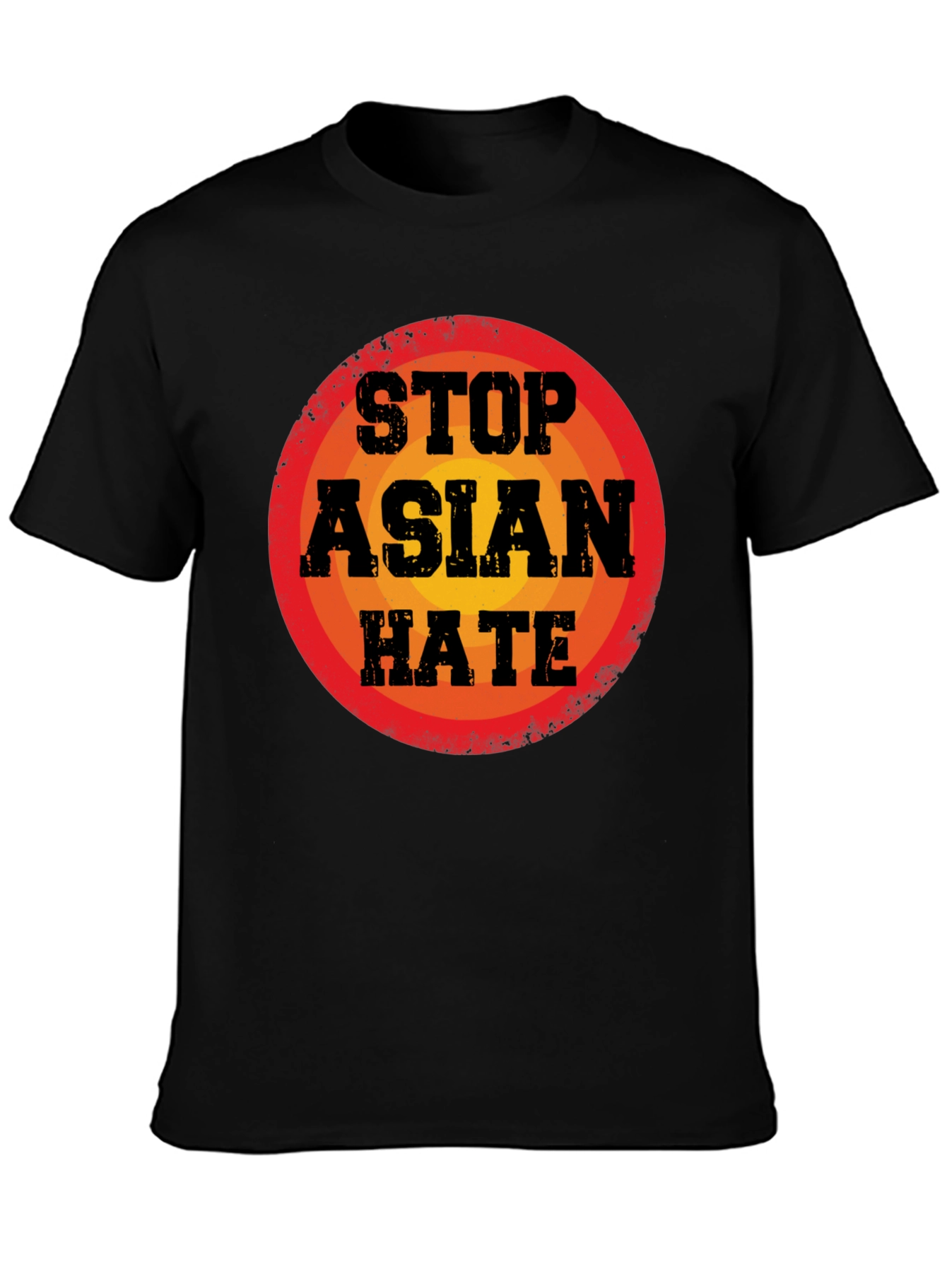 Black Stop Asian Hate T-Shirt view 3