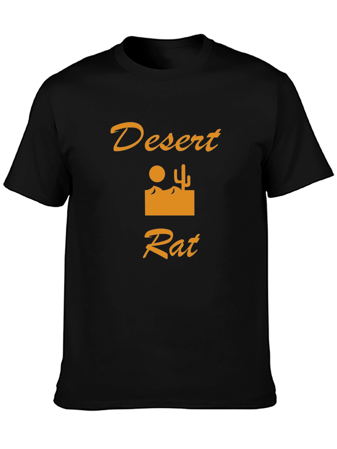 Black Desert Rat Graphic Tee - Black view 3
