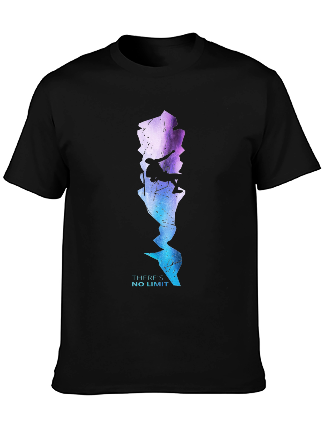 Black Climber Graphic T-Shirt - No Limits view 3