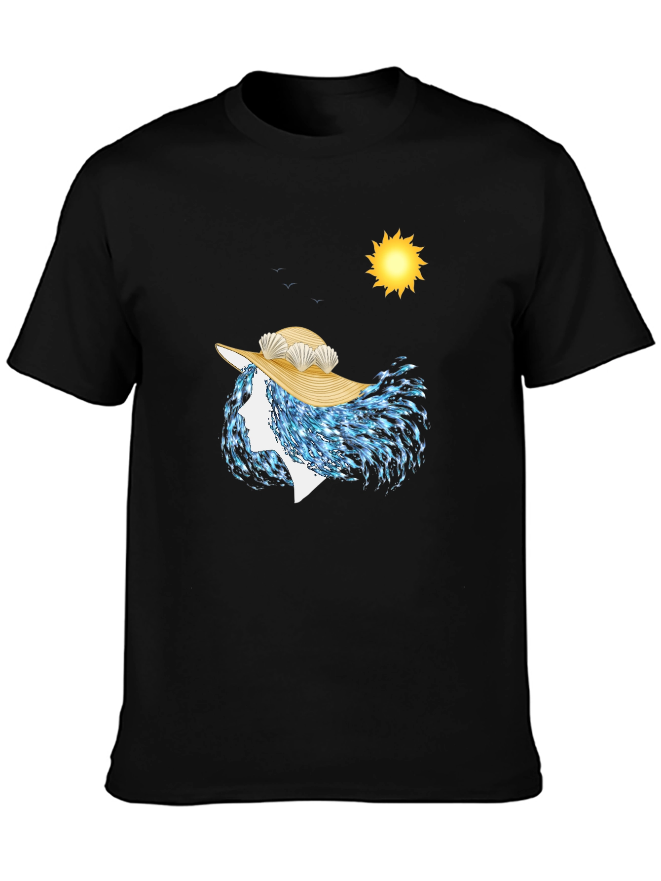 Ocean Wave Woman T-Shirt - Unique Artistic Design - 3