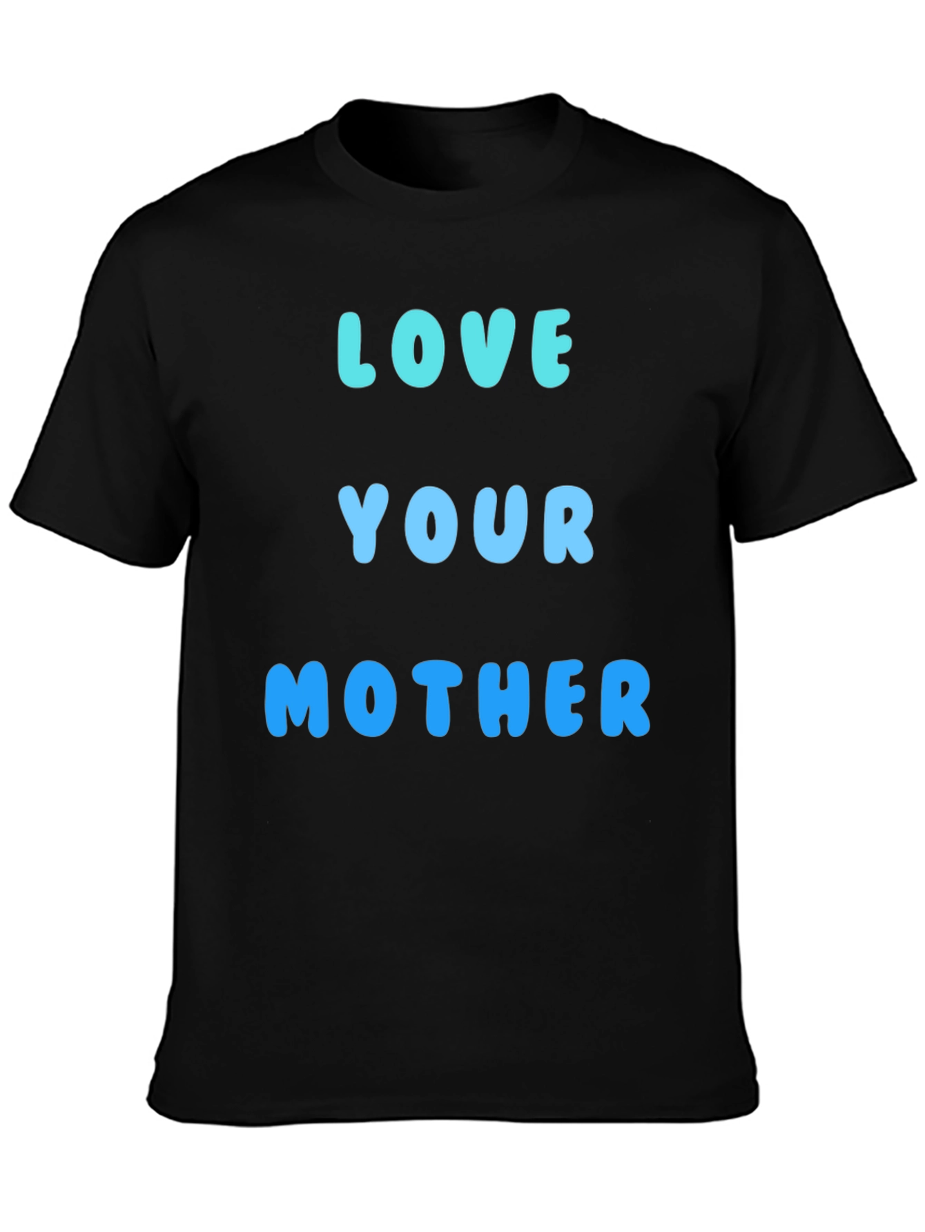 Black Love Your Mother Black T-Shirt view 3
