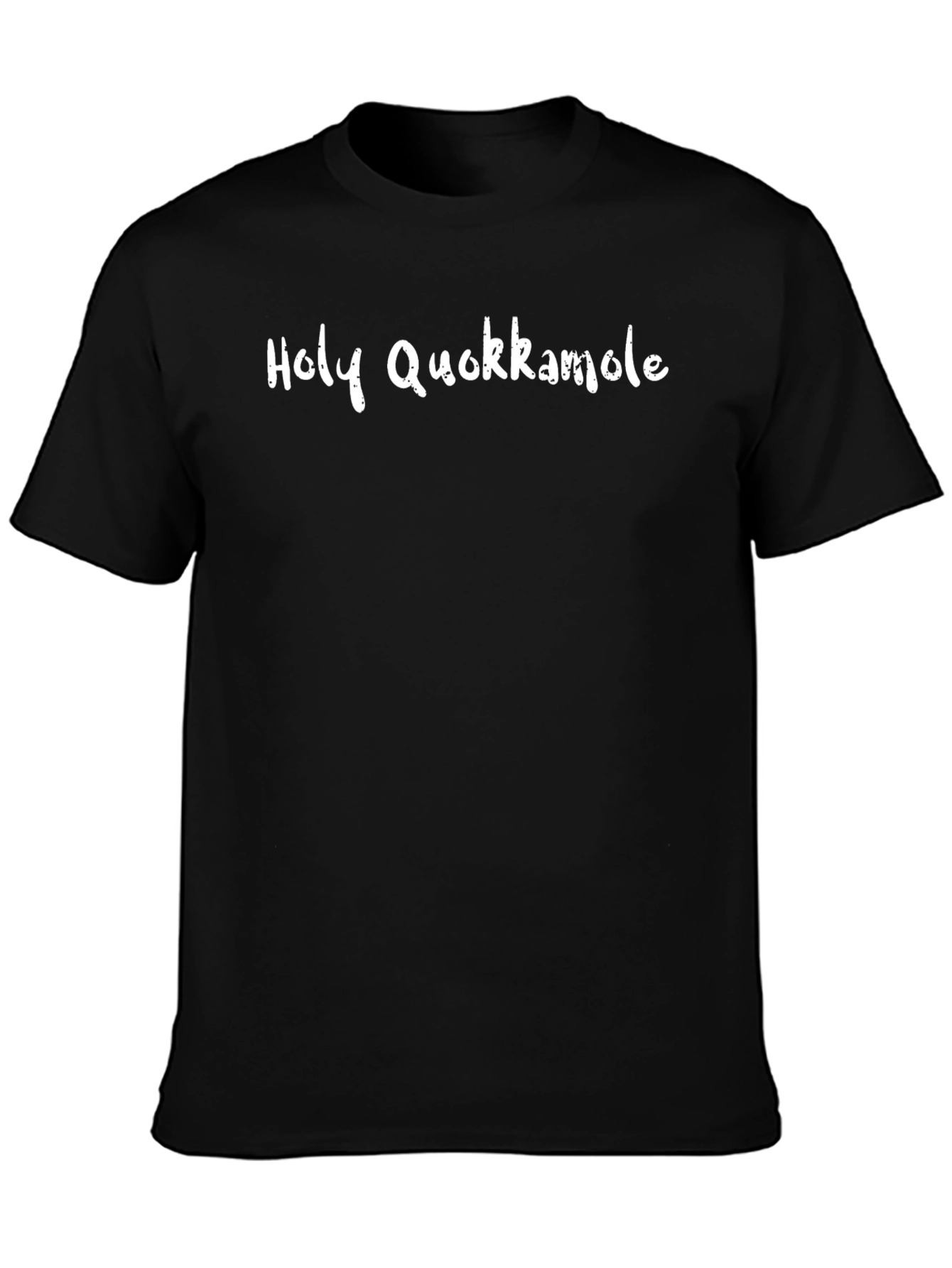 Black Holy Quokkamole Graphic T-Shirt - Black view 3