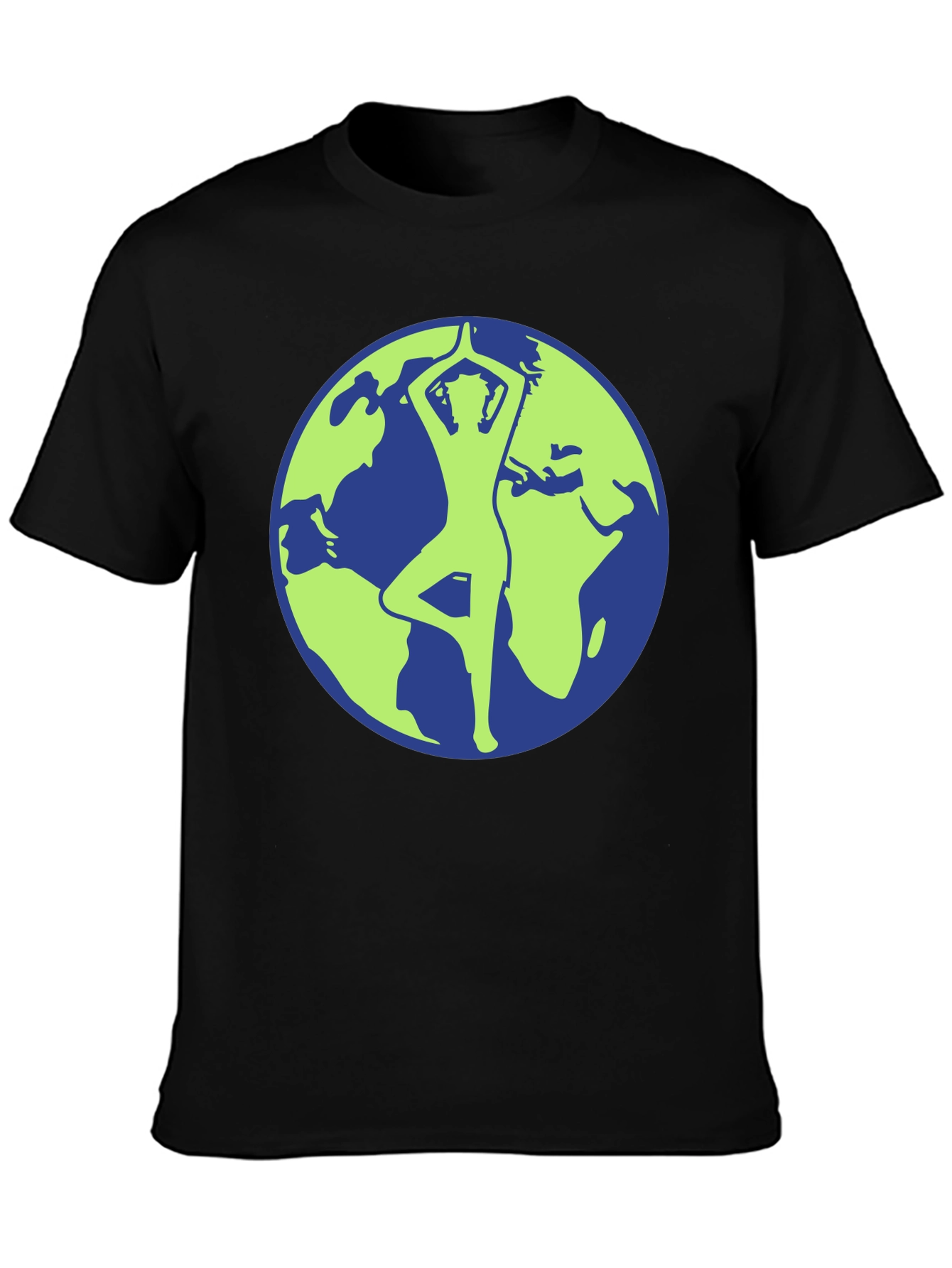 Black Earth Yoga T-Shirt - Balance & Harmony view 3