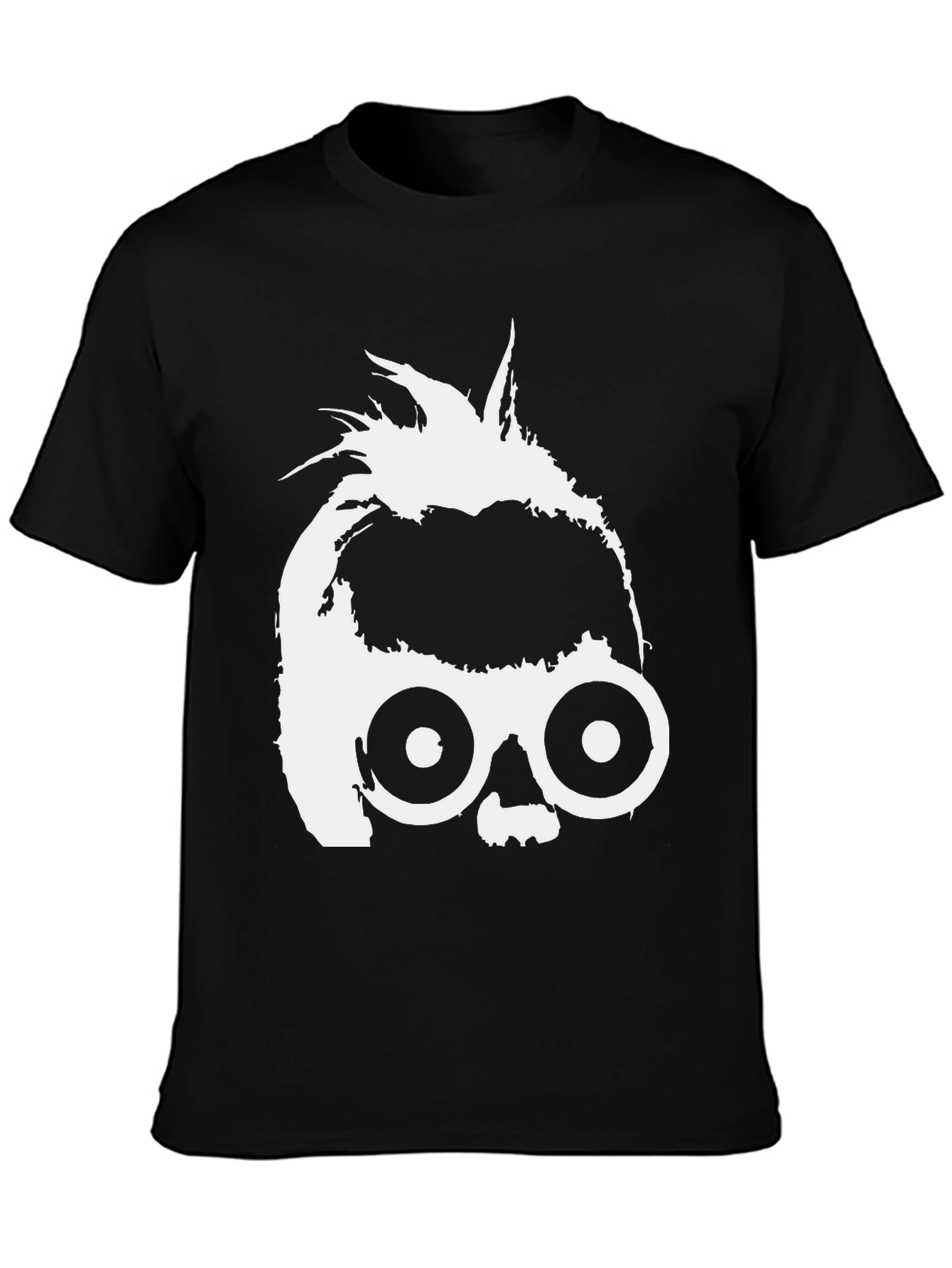 Unique Graphic Tee - Punk Skull with Goggles - 3