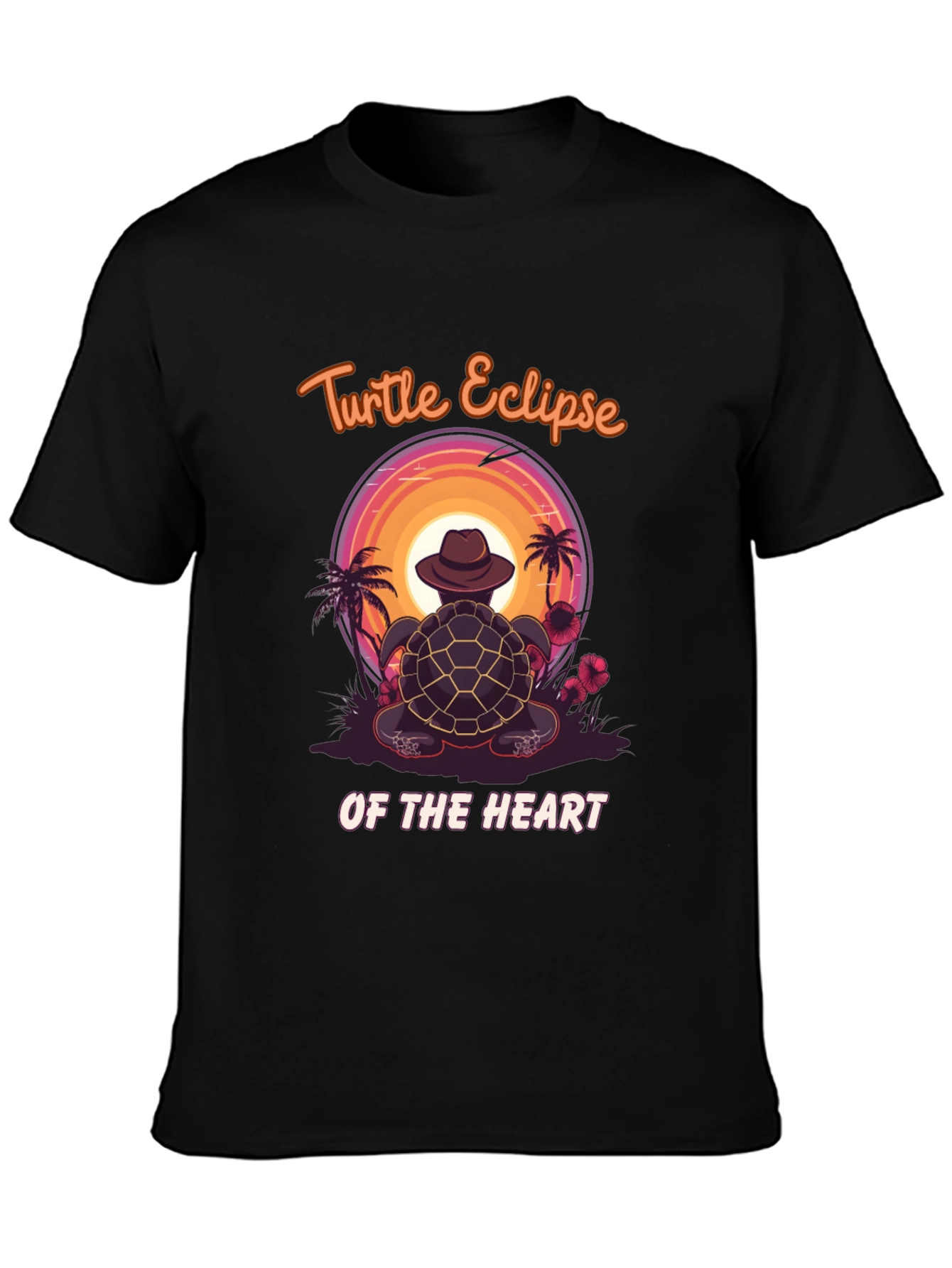 Black Turtle Eclipse of the Heart T-Shirt view 3
