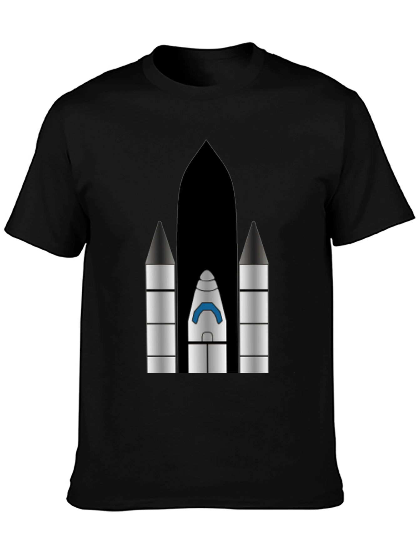 Rocket Graphic T-Shirt - Space Launch Apparel - 3