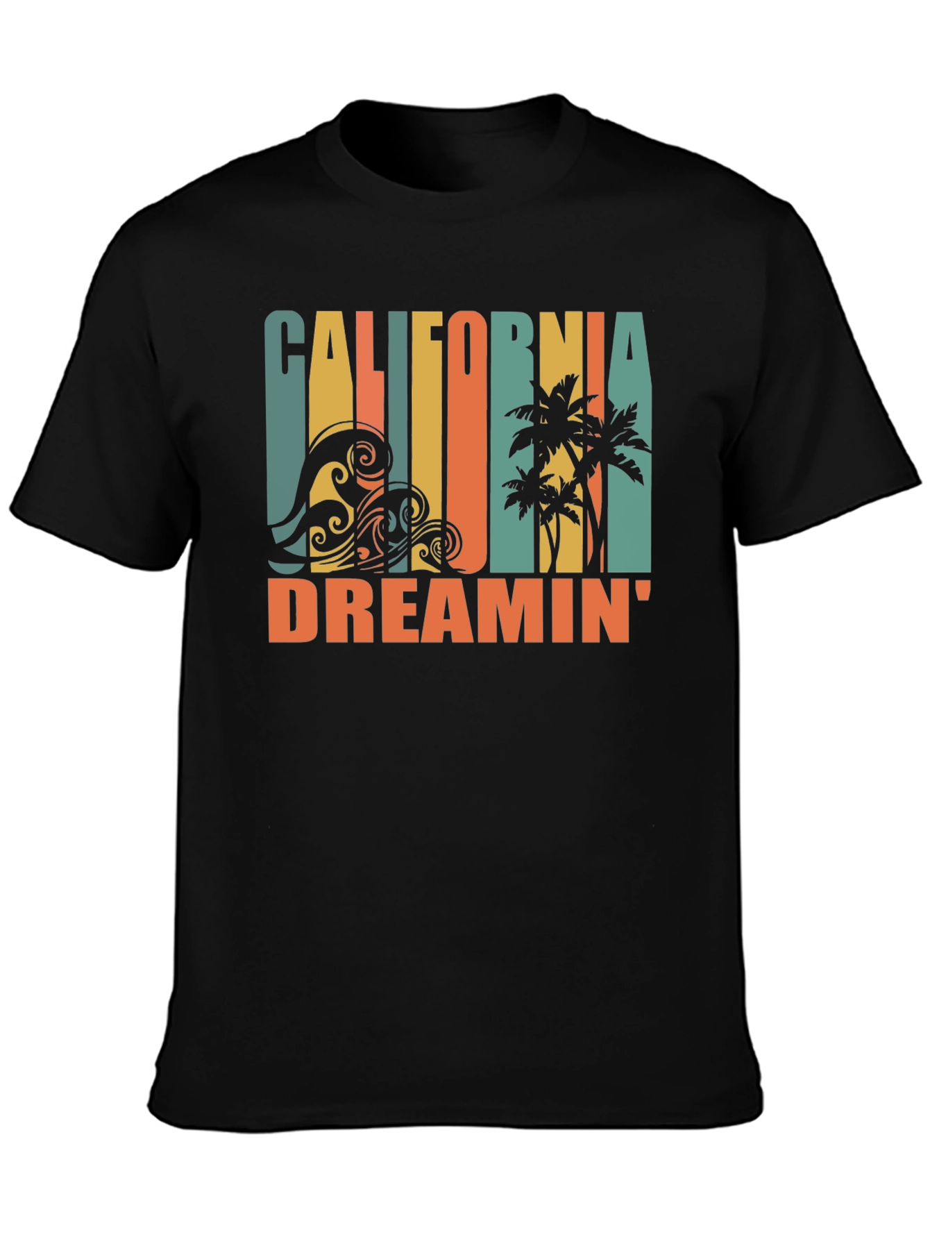 Black California Dreamin' Graphic Tee view 3