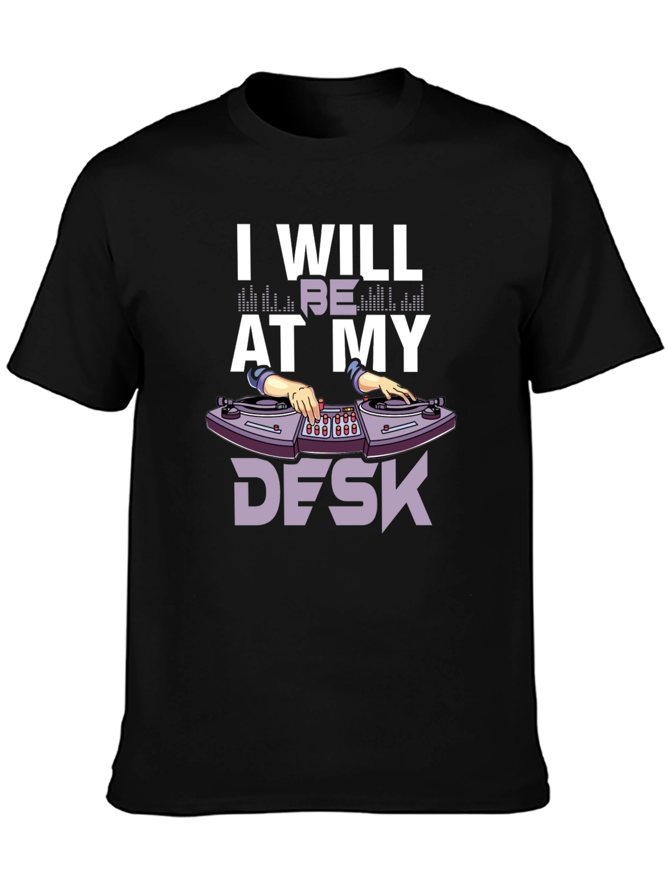 DJ Desk T-Shirt - Music Lover Tee - 3