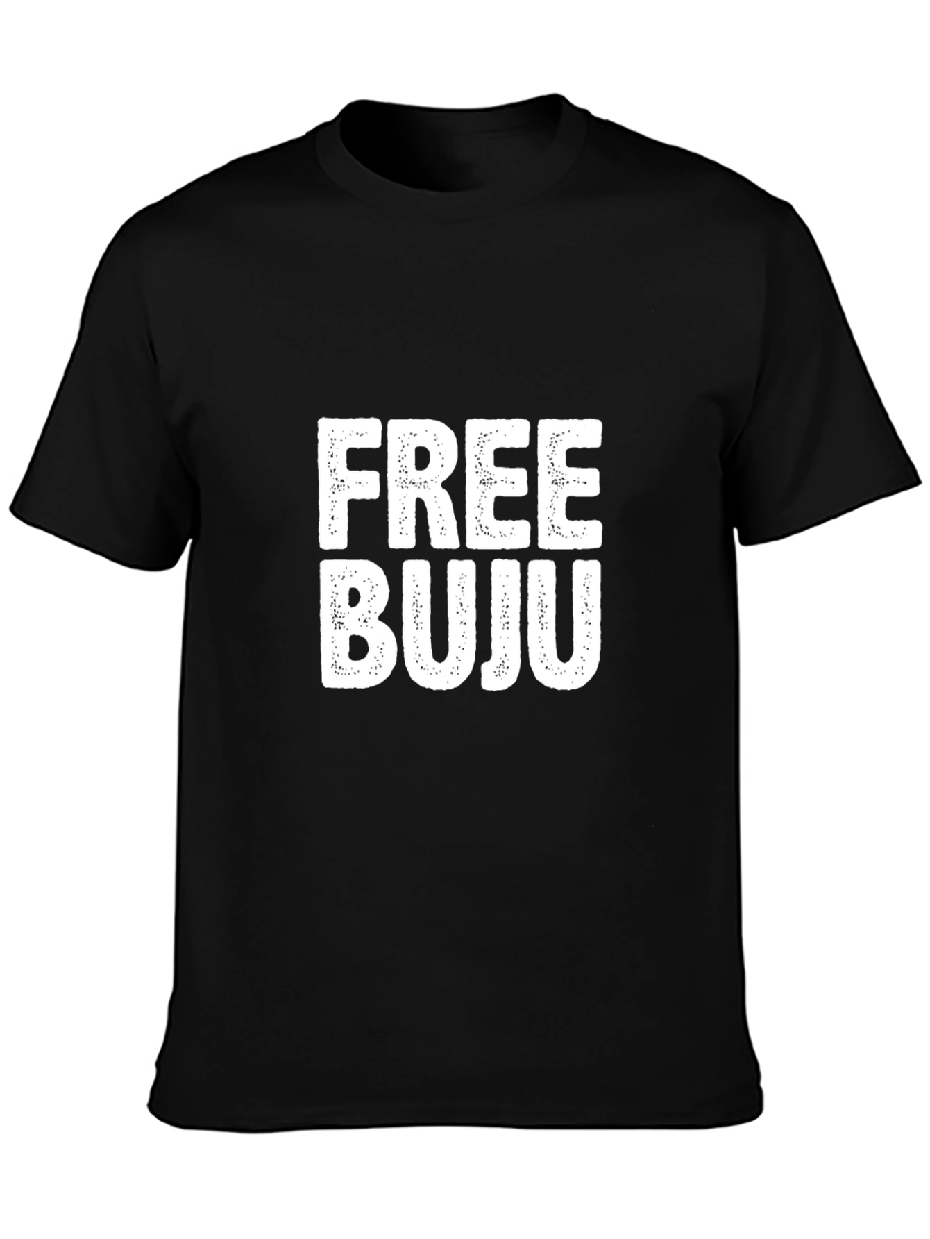 Black Free Buju Black Graphic Tee - Casual Comfort view 3
