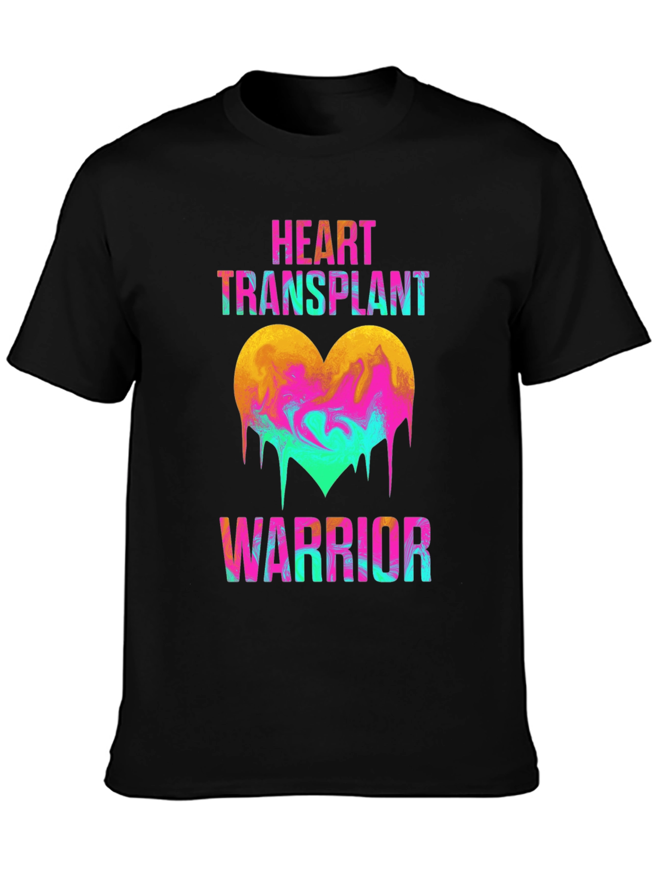 Black Heart Transplant Warrior Graphic Tee view 3