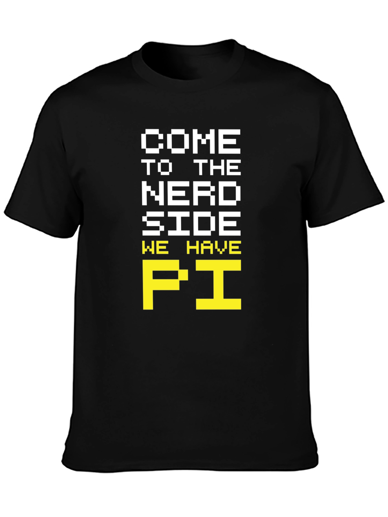 Black Nerd Side PI T-Shirt view 3